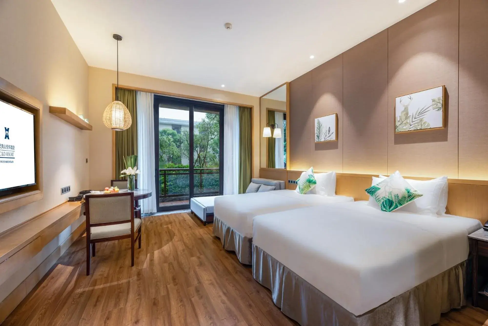 XinYue Building Deluxe Garden view Twin Bed Room in C&D Resort,Wuyi Mountain XinYue Building Deluxe Garden view Twin Bed Room in C&D Resort,Wuyi Mountain