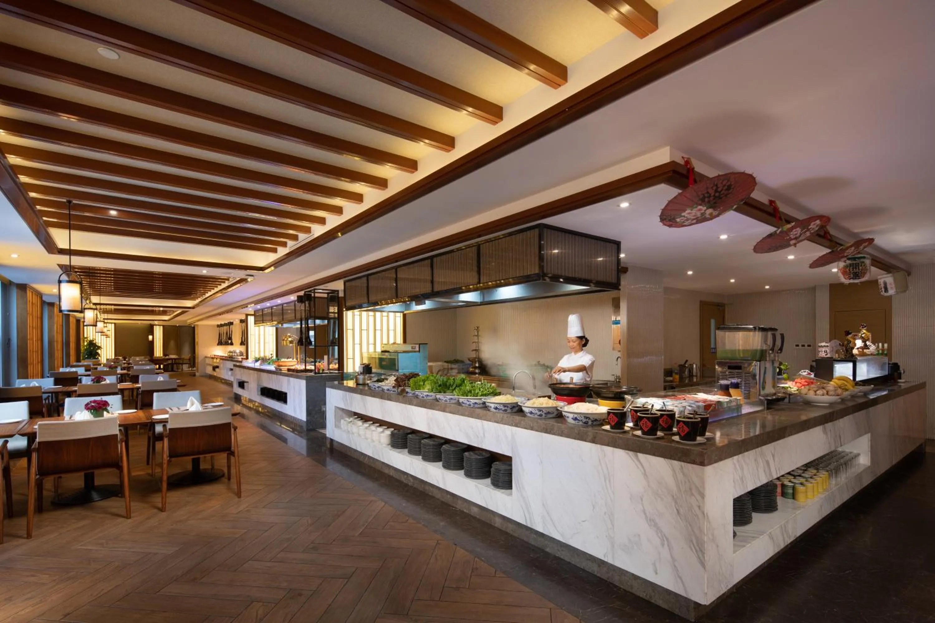 Restaurant/places to eat in C&D Resort,Wuyi Mountain