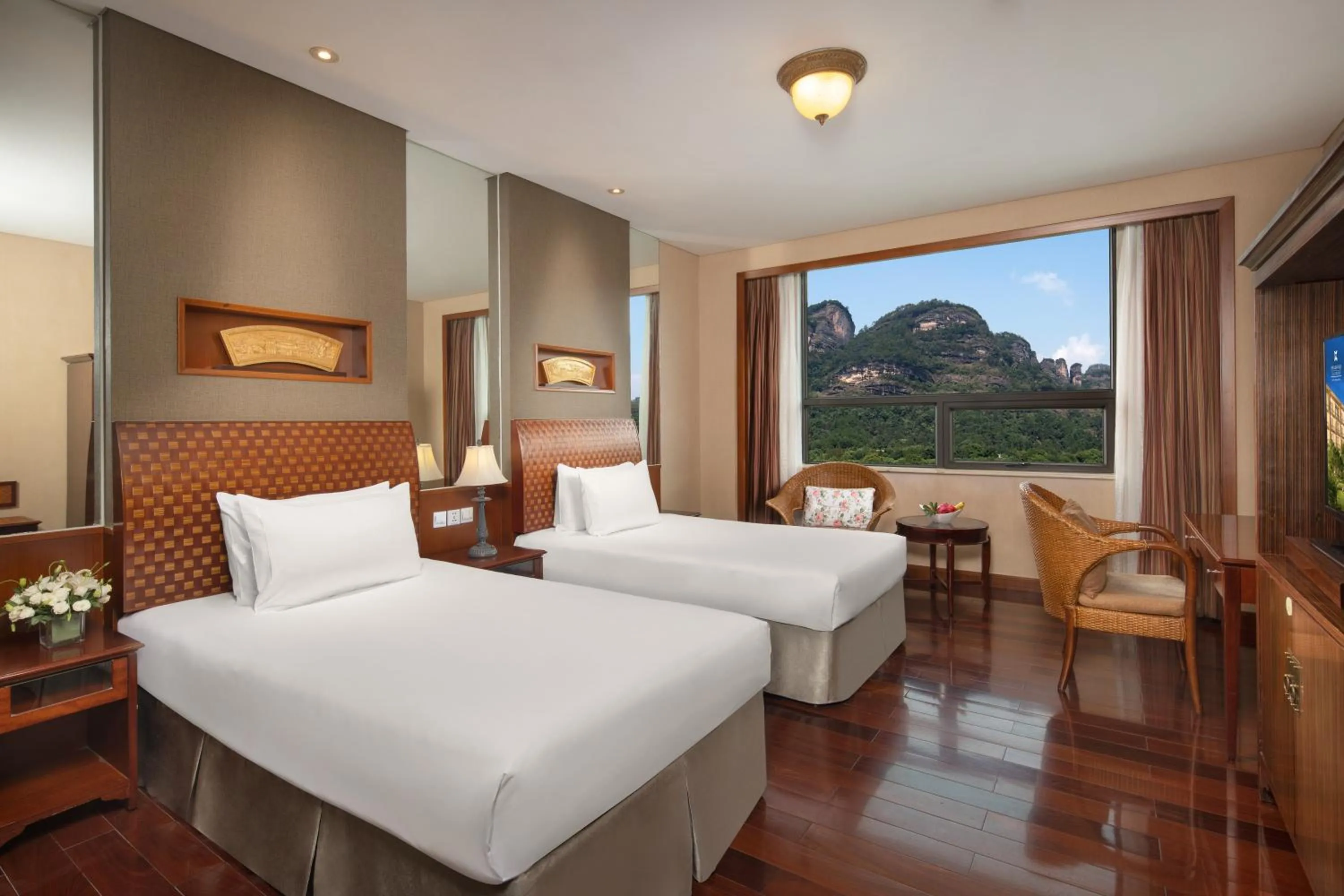 Bedroom, Bed in C&D Resort,Wuyi Mountain