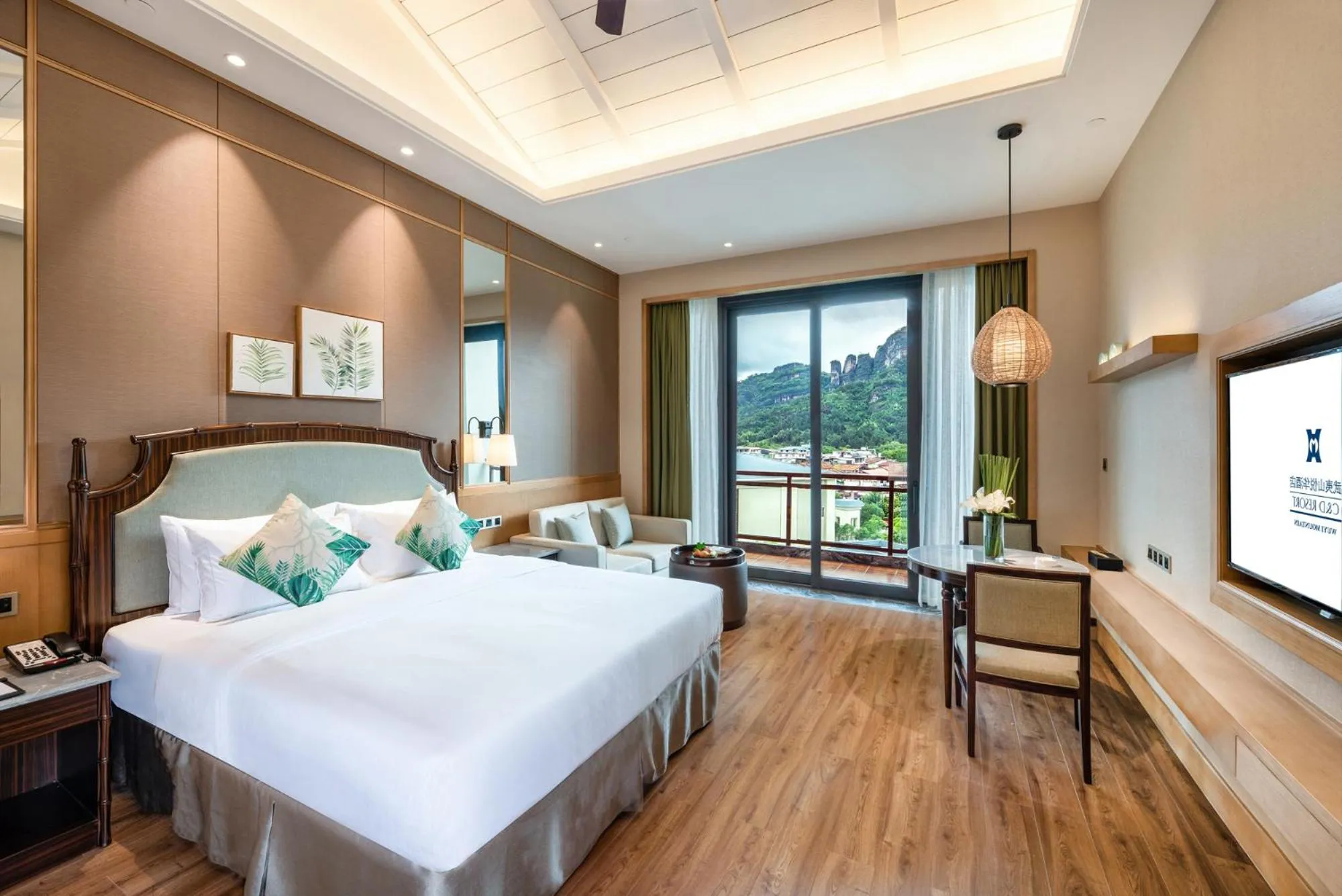 Bedroom, Bed in C&D Resort,Wuyi Mountain