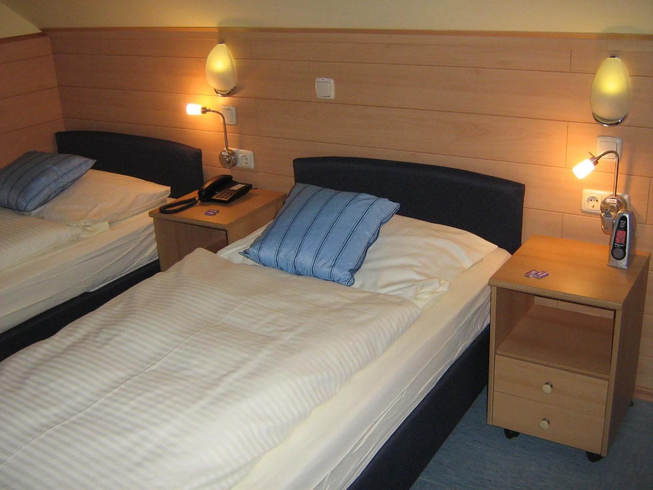 Bed in Gasthaus Laubacher Wald