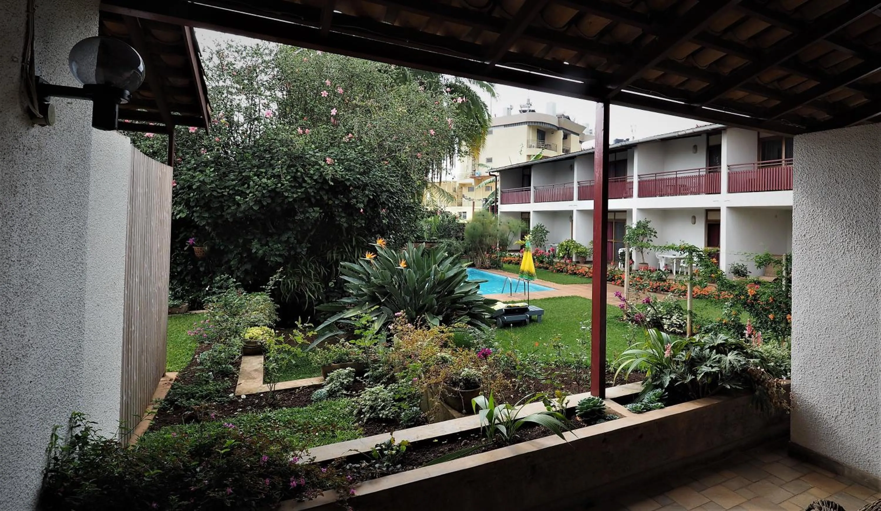 Balcony/Terrace in Hotel Le Garni