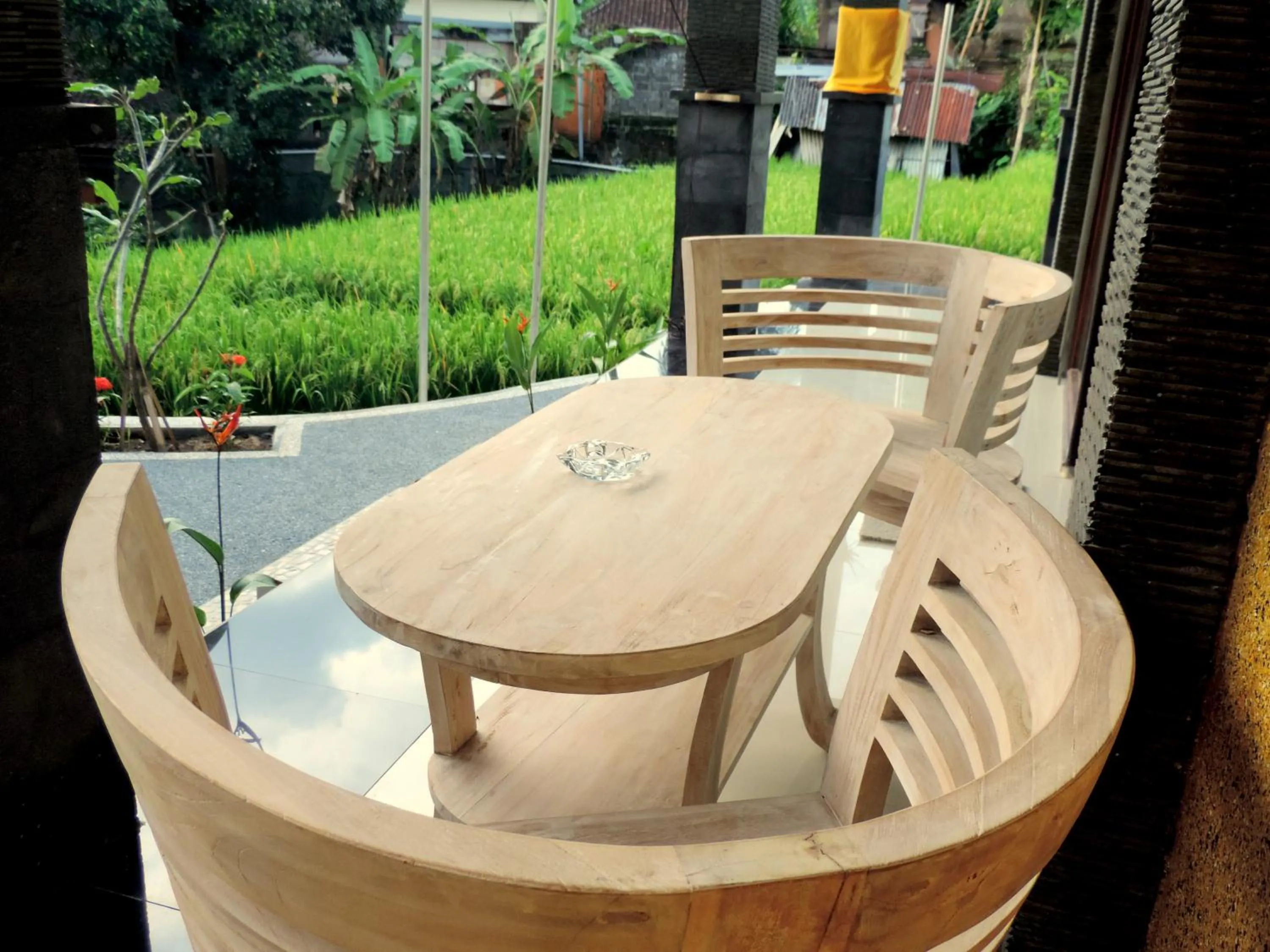 Balcony/Terrace in Adi Bisma Inn by Mahaputra-CHSE Certified