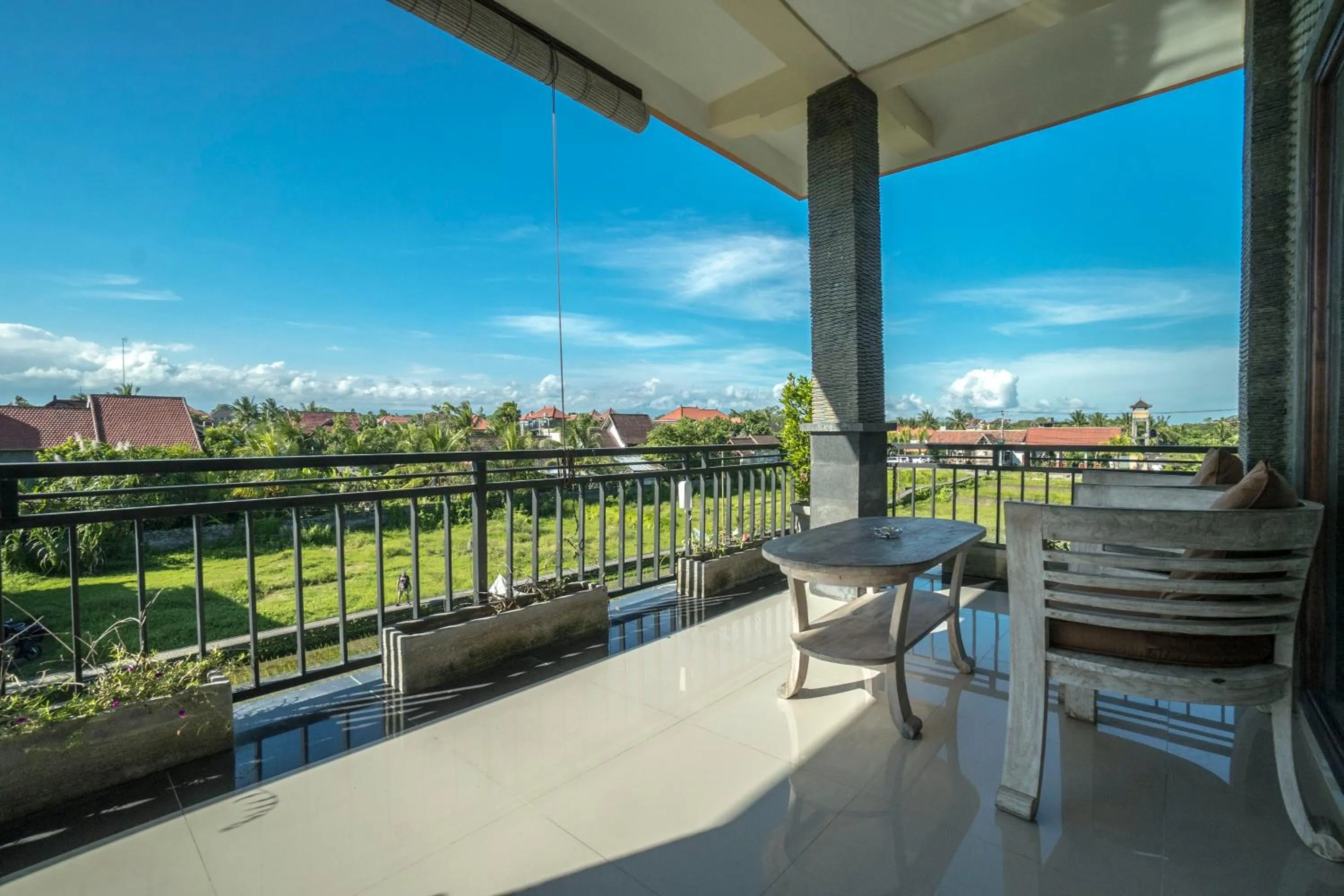 Balcony/Terrace in Adi Bisma Inn by Mahaputra-CHSE Certified