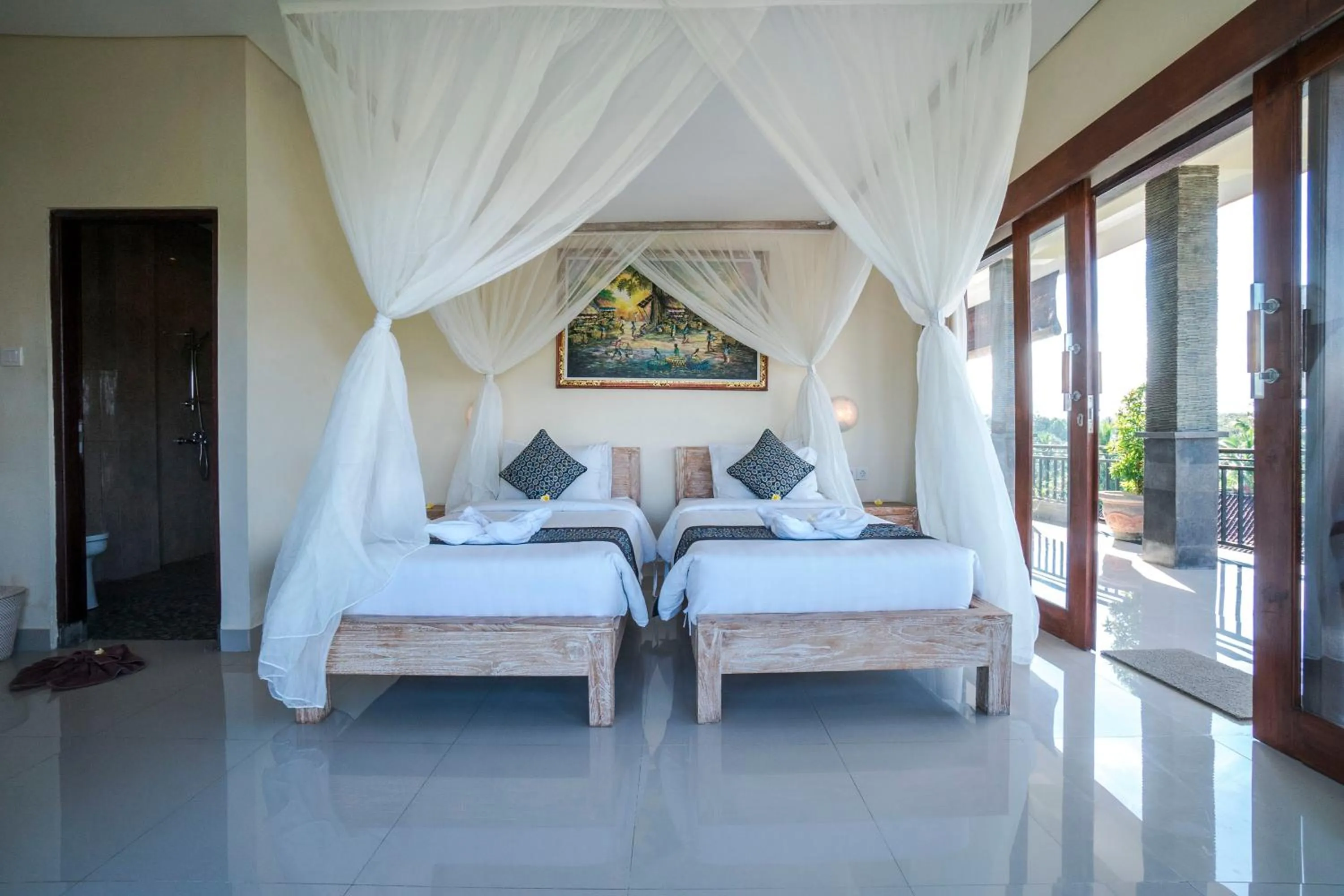 Bedroom, Bed in Adi Bisma Inn by Mahaputra-CHSE Certified