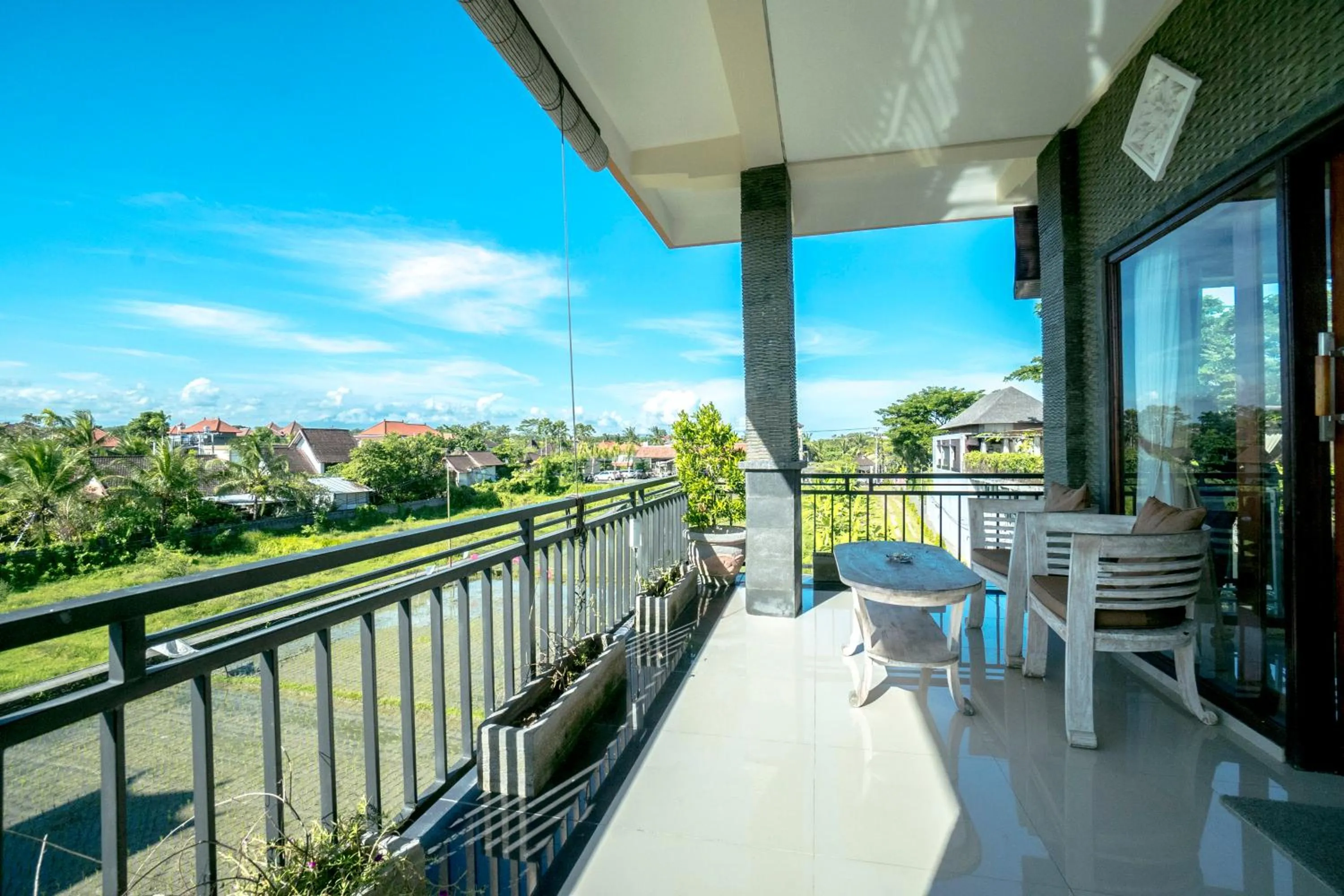 Balcony/Terrace in Adi Bisma Inn by Mahaputra-CHSE Certified