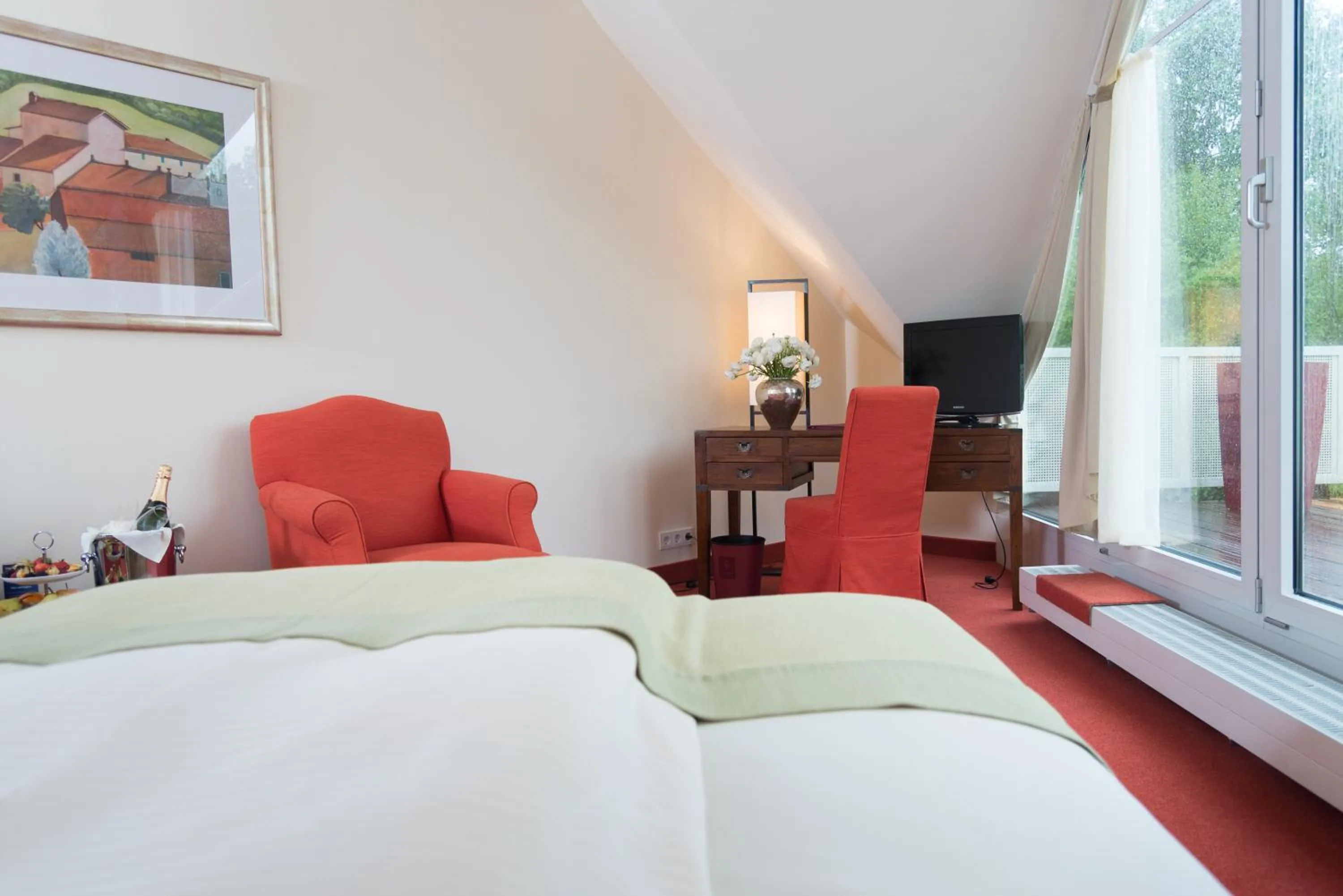 Bed in Parkhotel Rothof