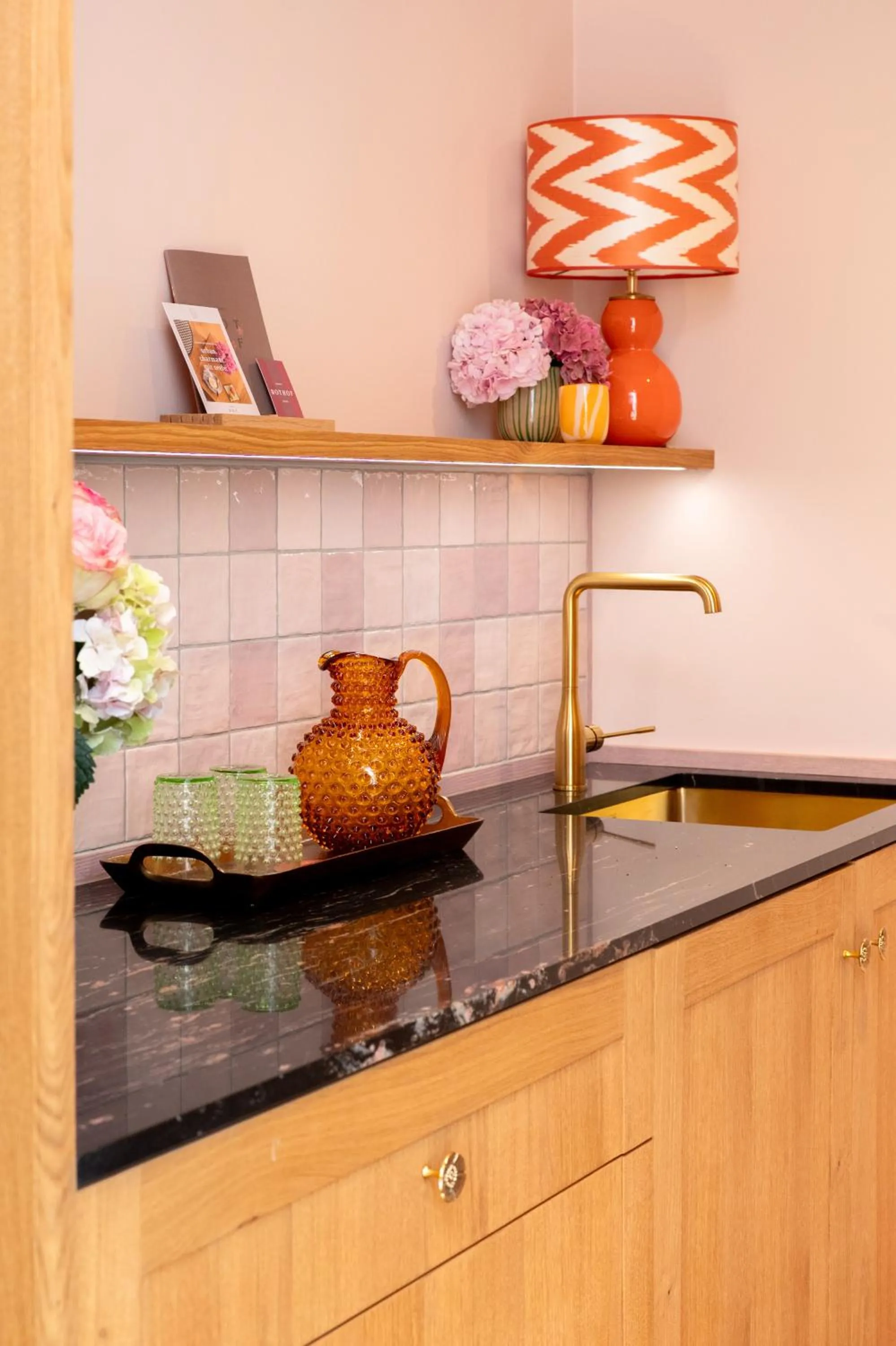 Kitchen or kitchenette in Parkhotel Rothof