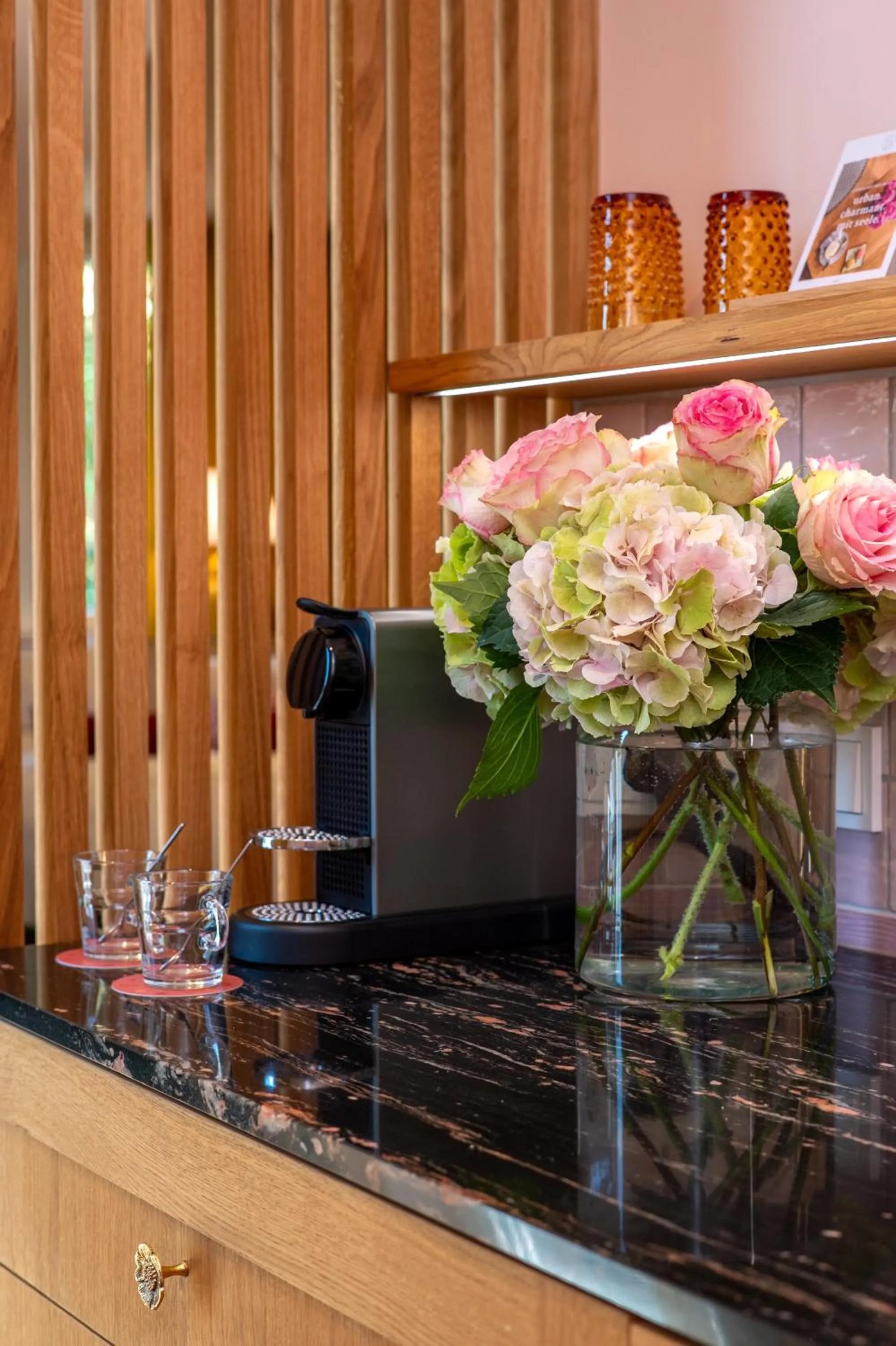 Kitchen or kitchenette in Parkhotel Rothof