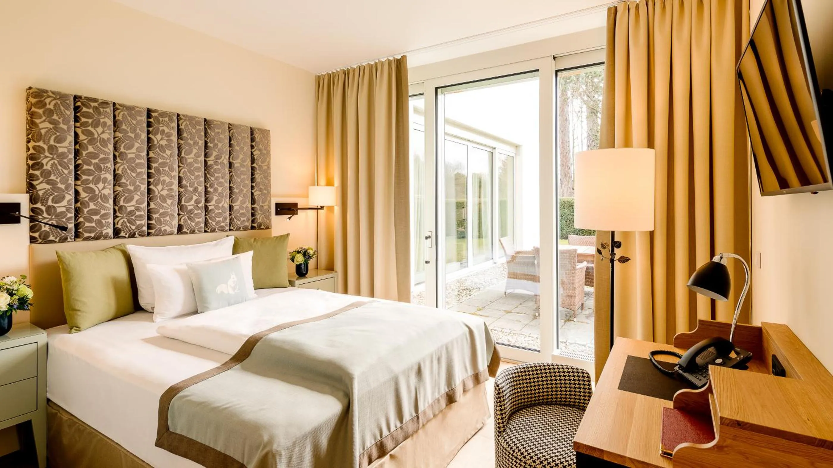 Bed in Parkhotel Rothof