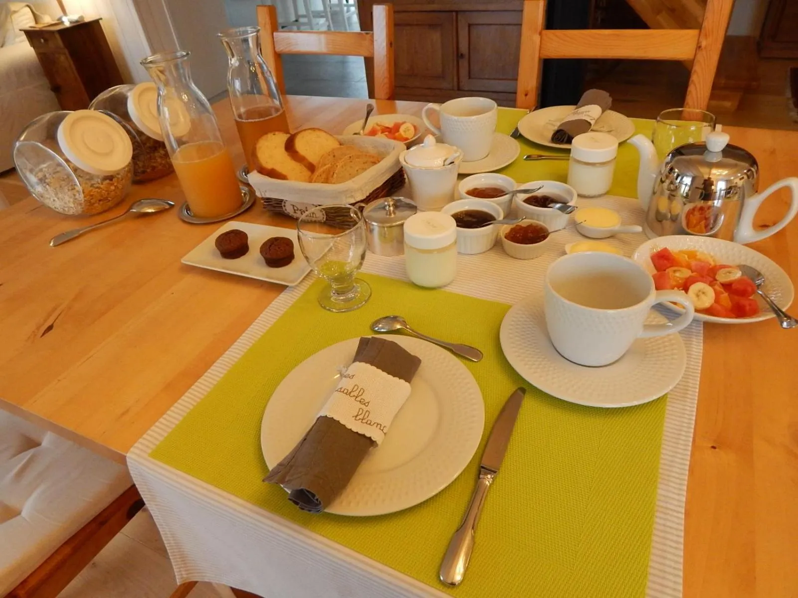 Continental breakfast in Balade Océane