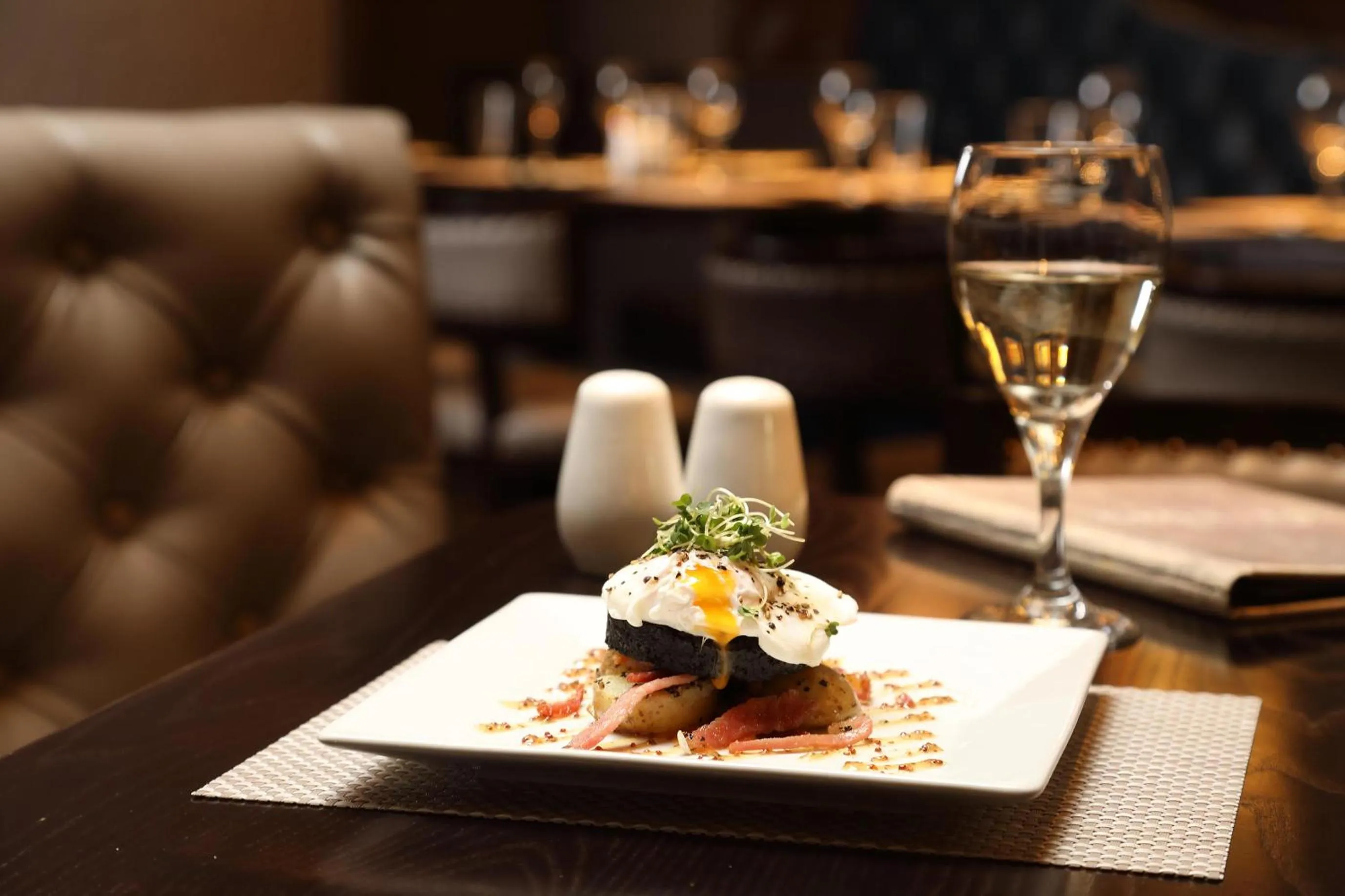 Food close-up in Golden Lion Hotel