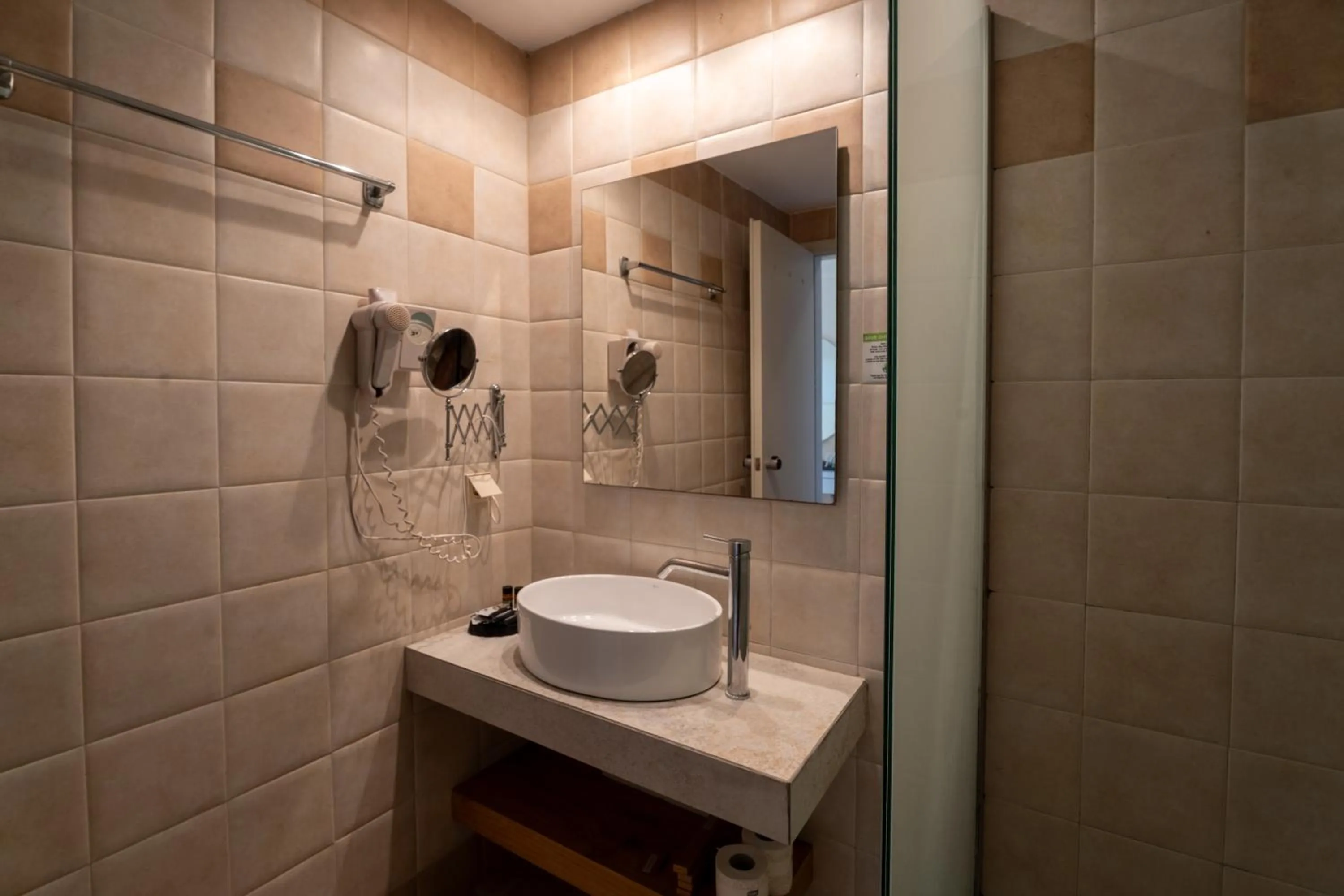 Bathroom in Gouves Bay by Omilos Hotels