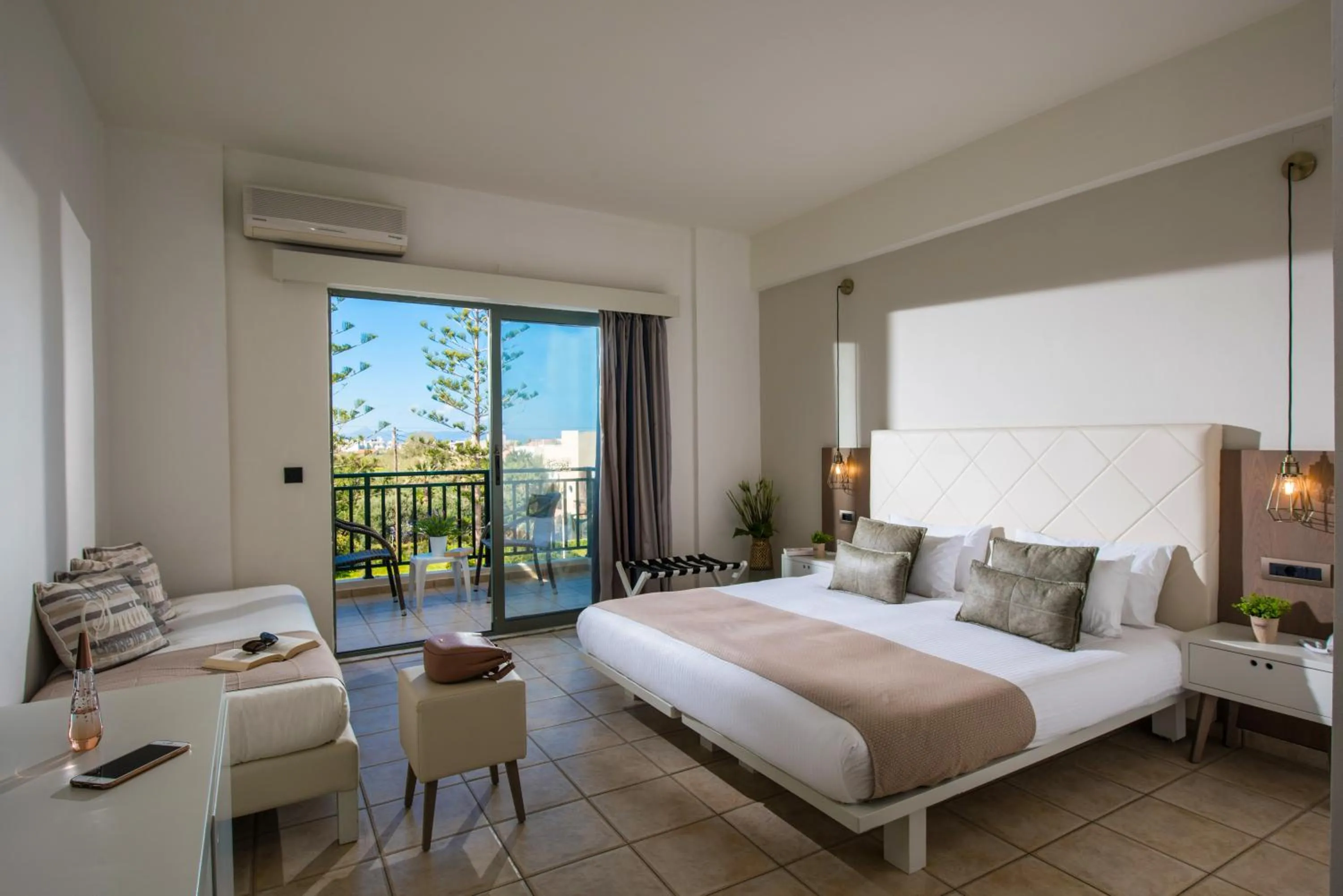 Bed in Gouves Bay by Omilos Hotels