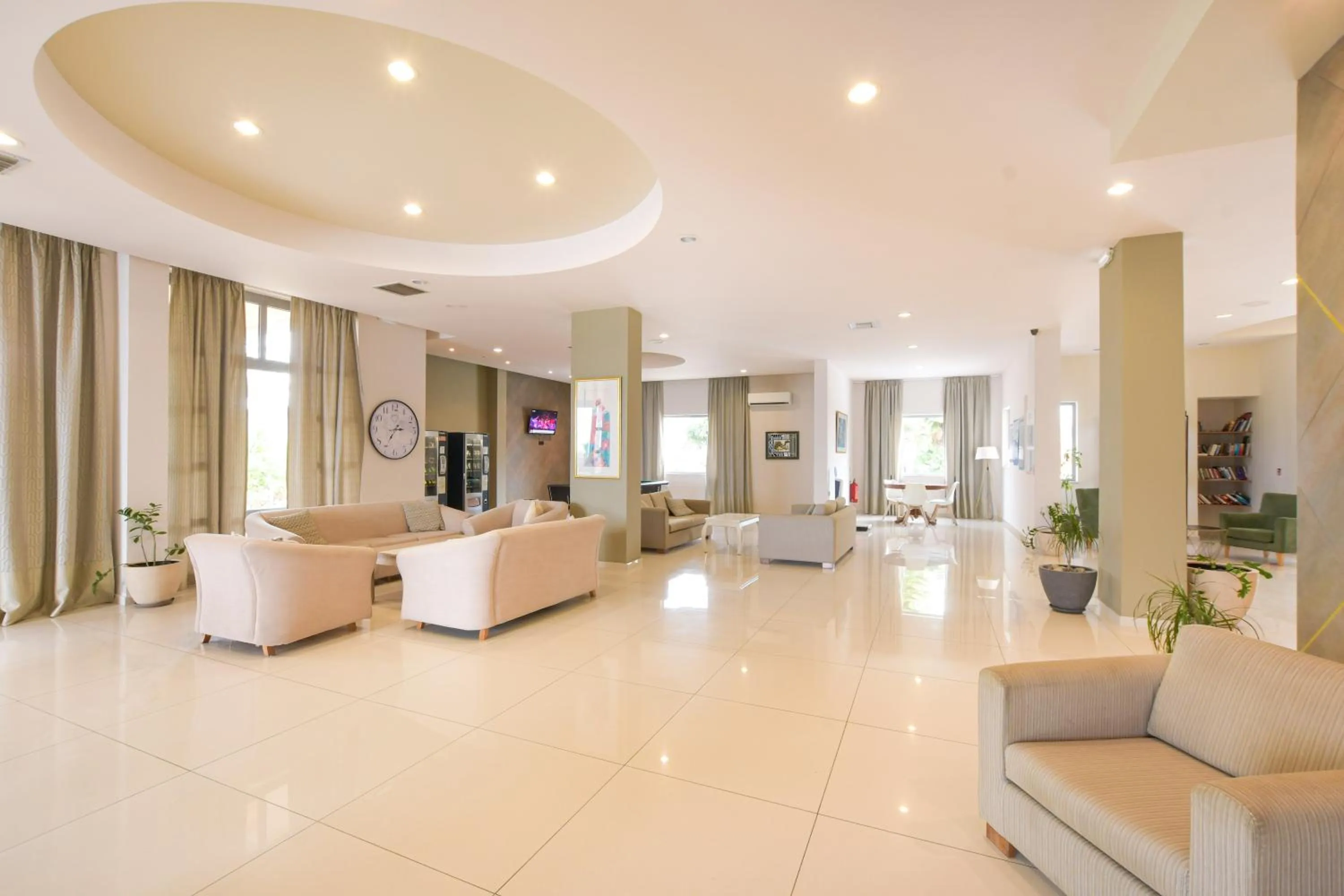 Living room in Gouves Bay by Omilos Hotels