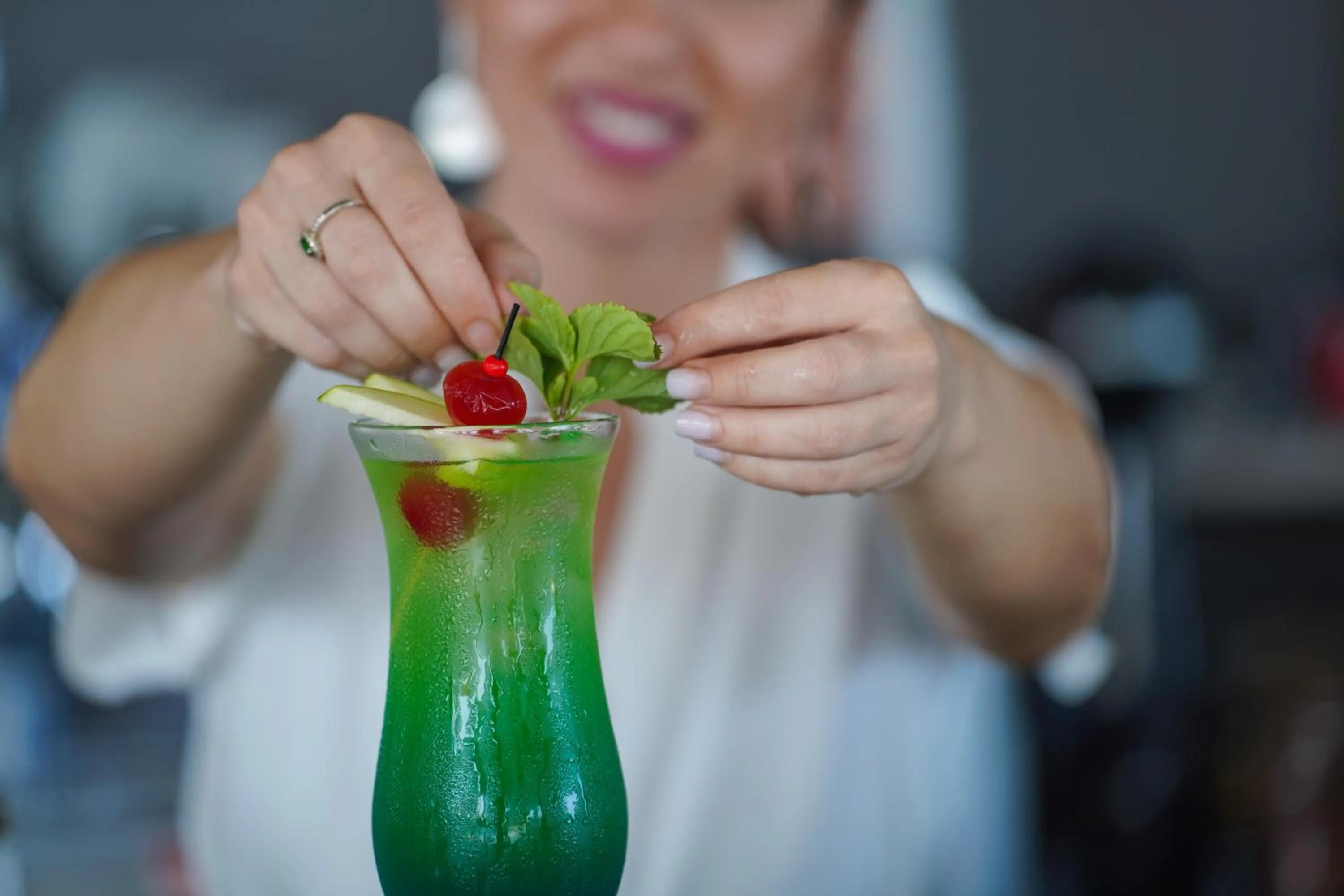 Lounge or bar in Gouves Bay by Omilos Hotels