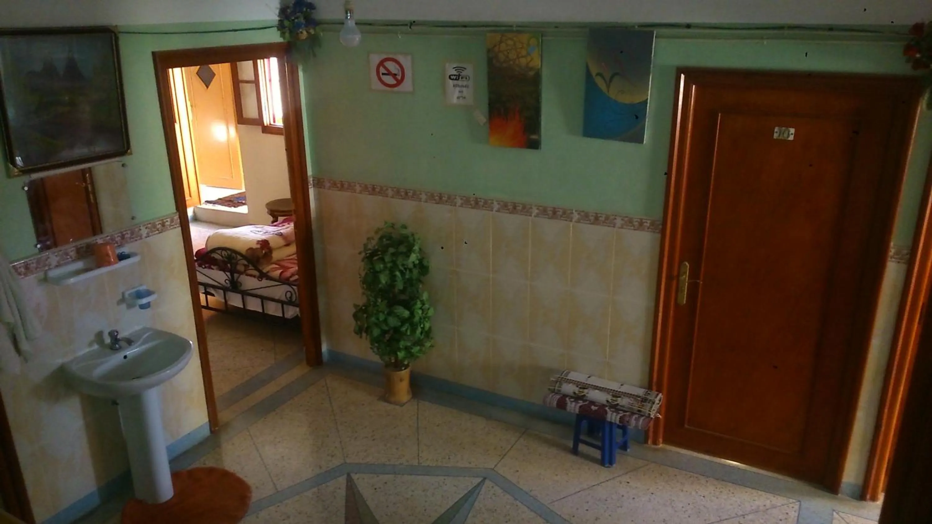 Bed in Hotel Imilchil