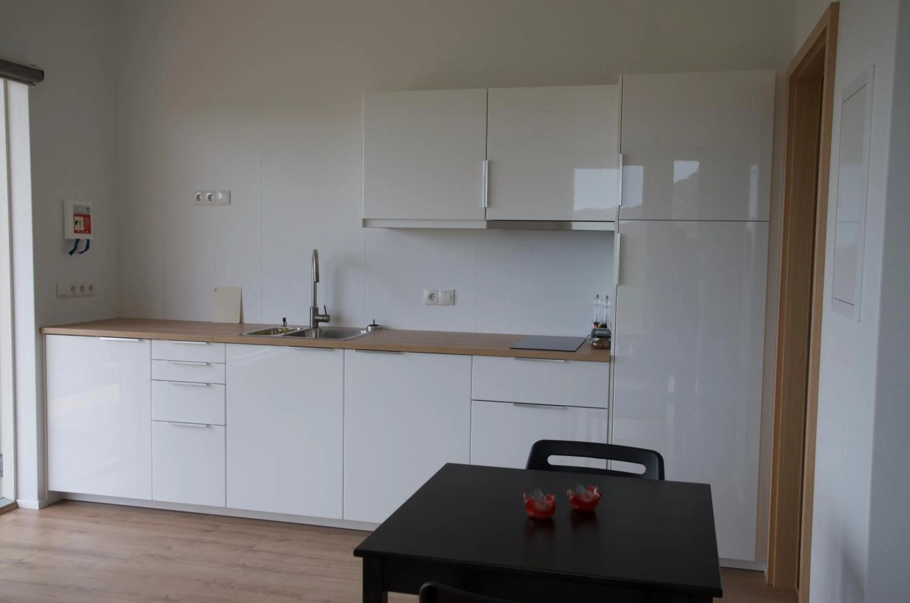 Kitchen or kitchenette in Krákhamar Apartments