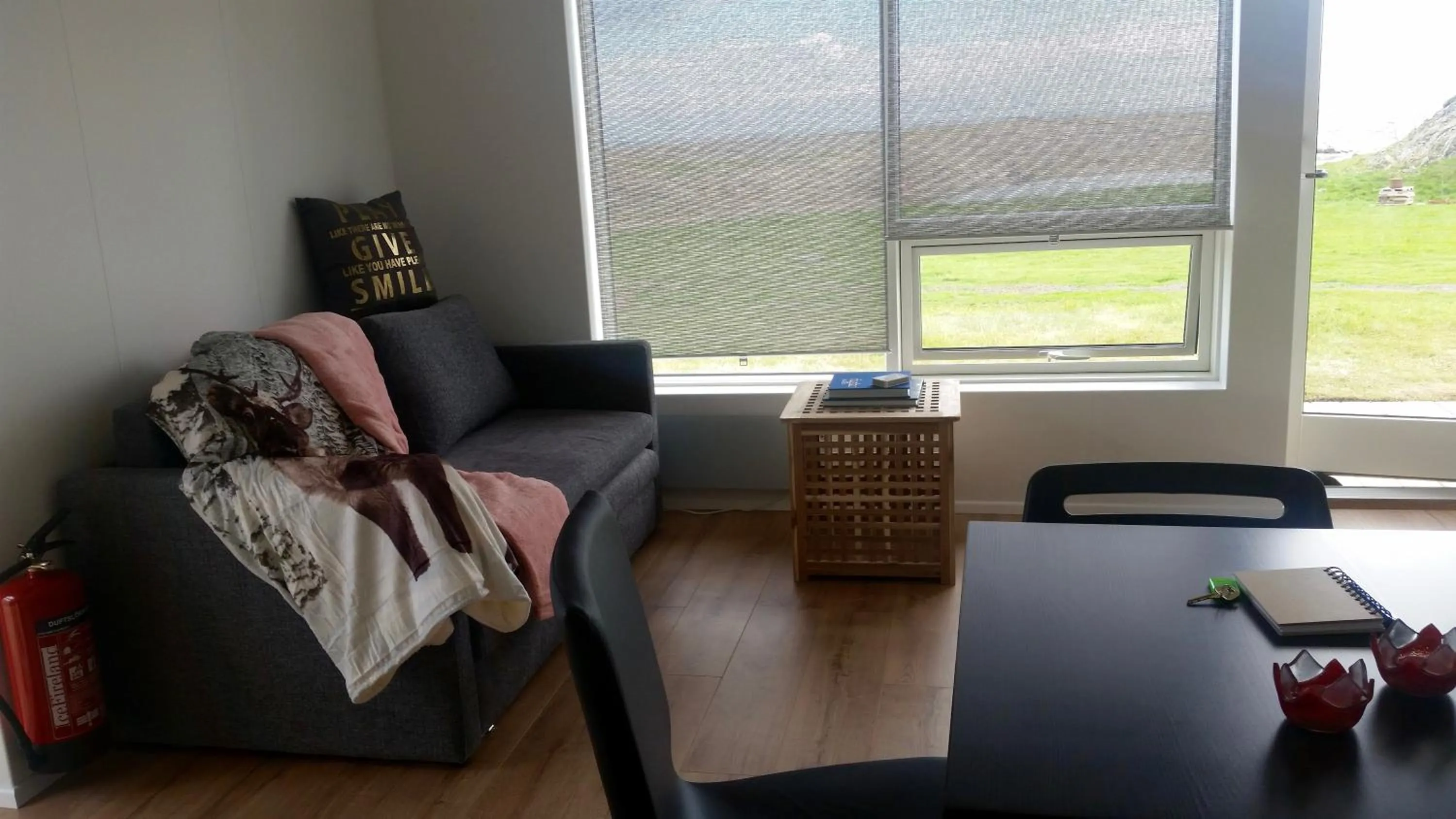 Living room in Krákhamar Apartments