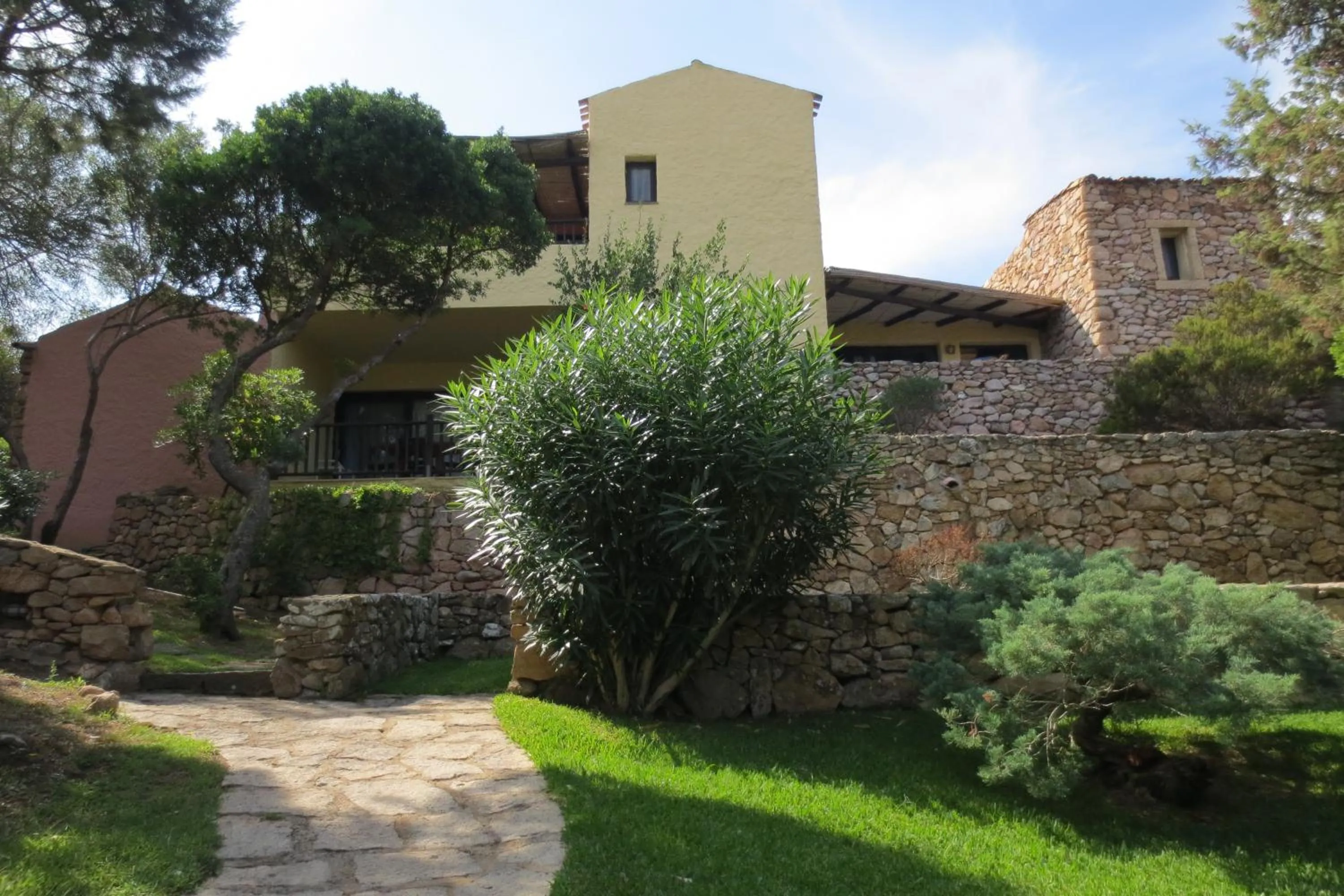 Garden view in Residence I Cormorani Bis