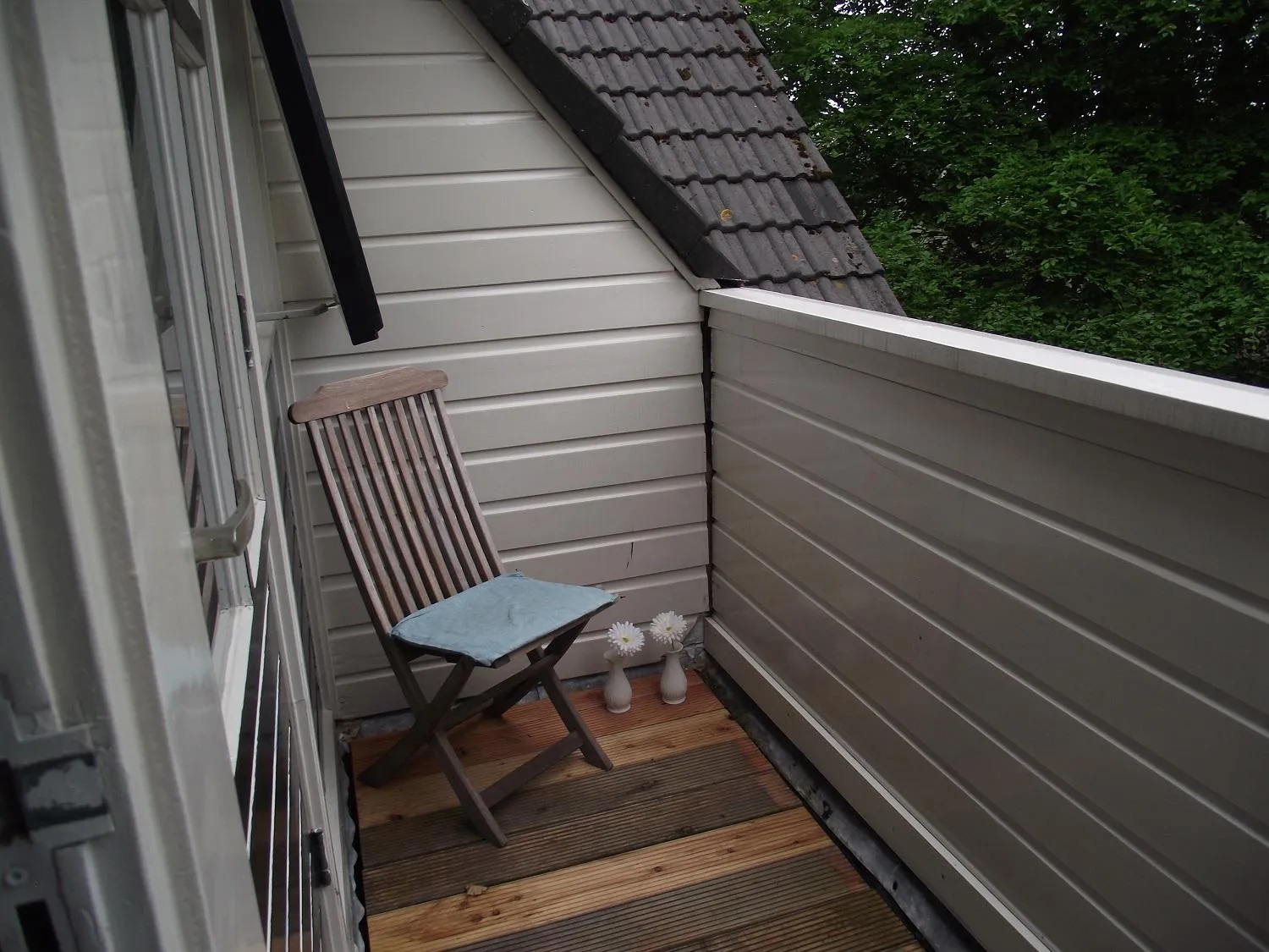 Balcony/Terrace in B&B Landgoed Sonneborghe