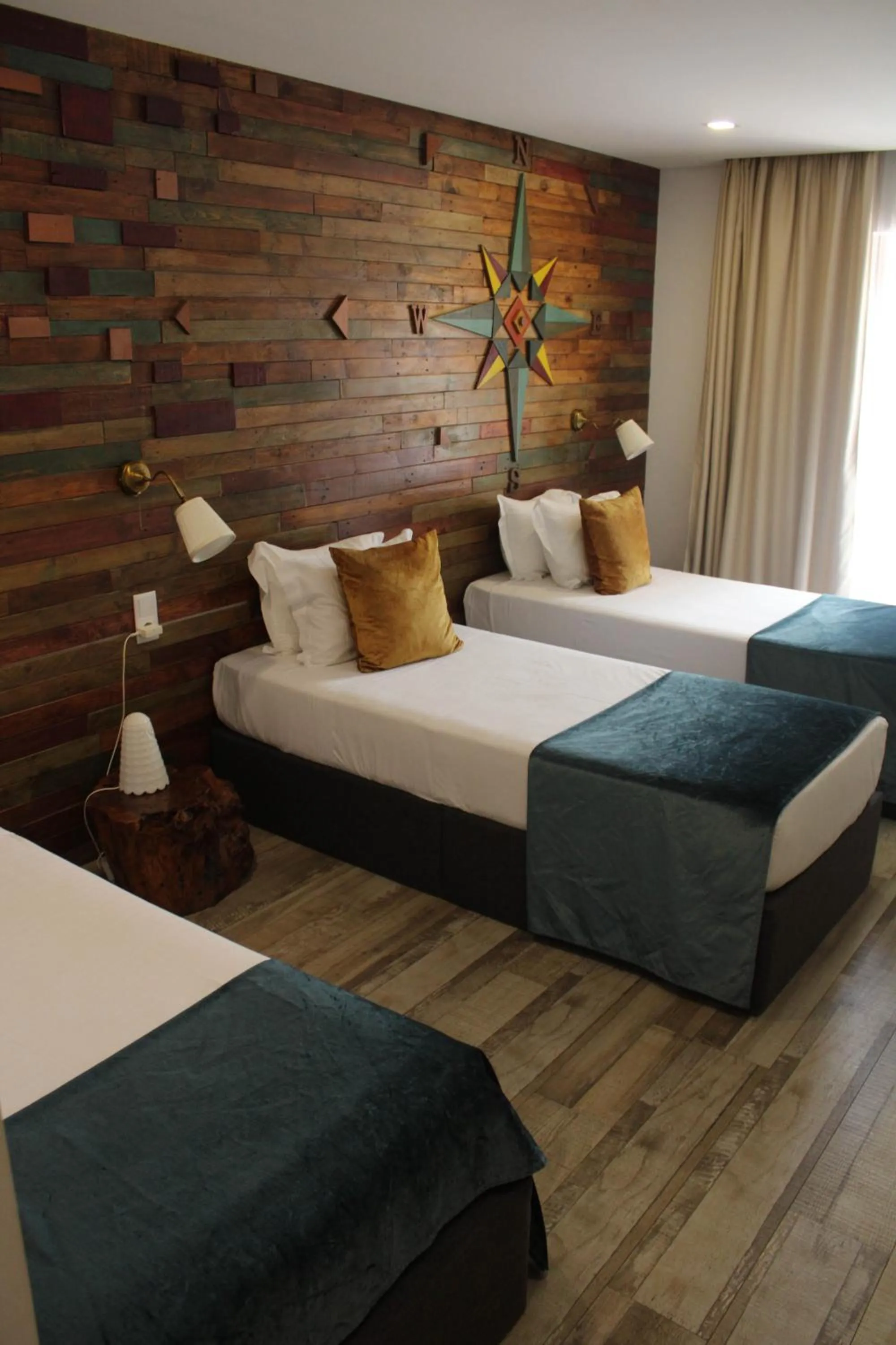 Bed in Art'Otel Barcelos