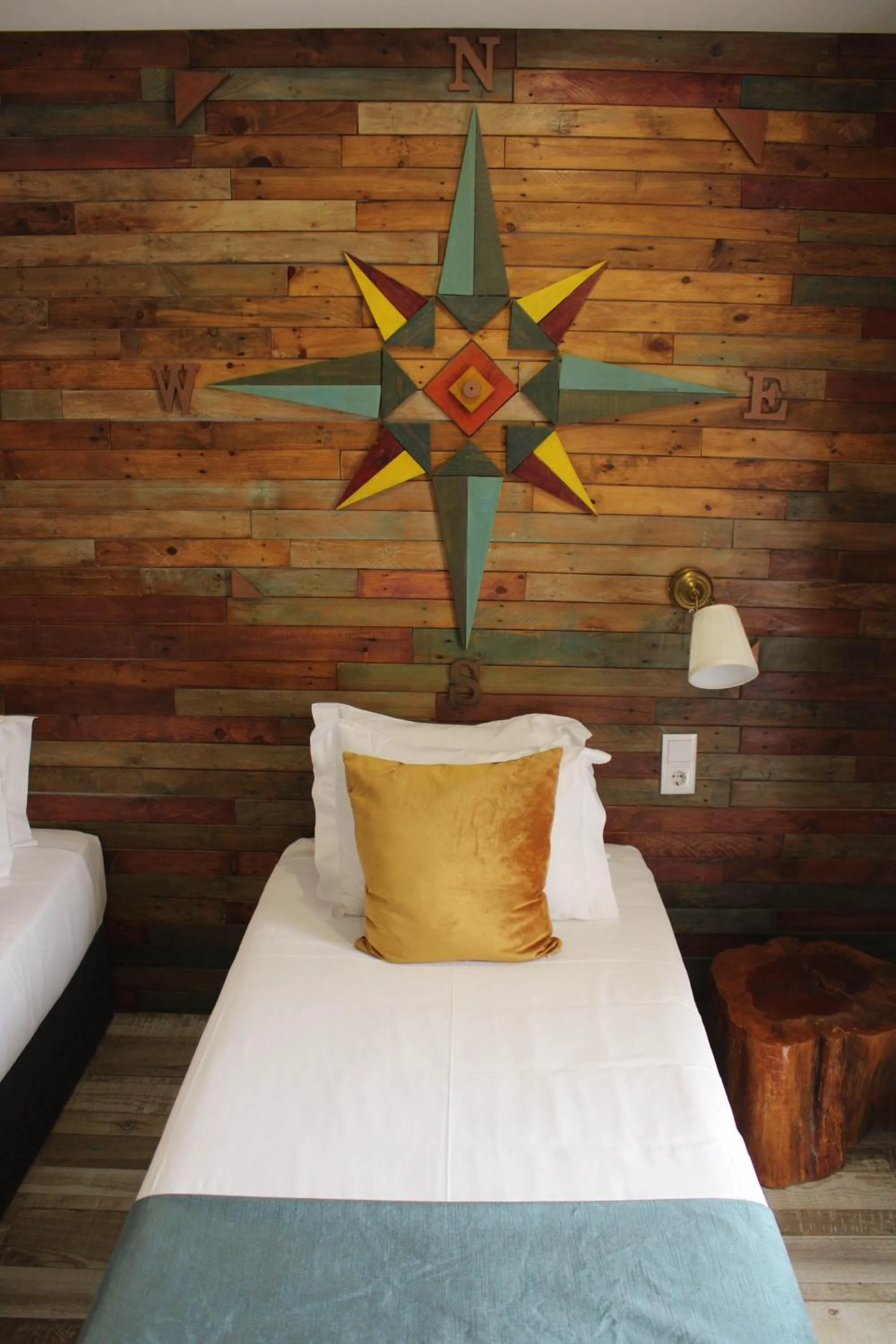 Bed in Art'Otel Barcelos