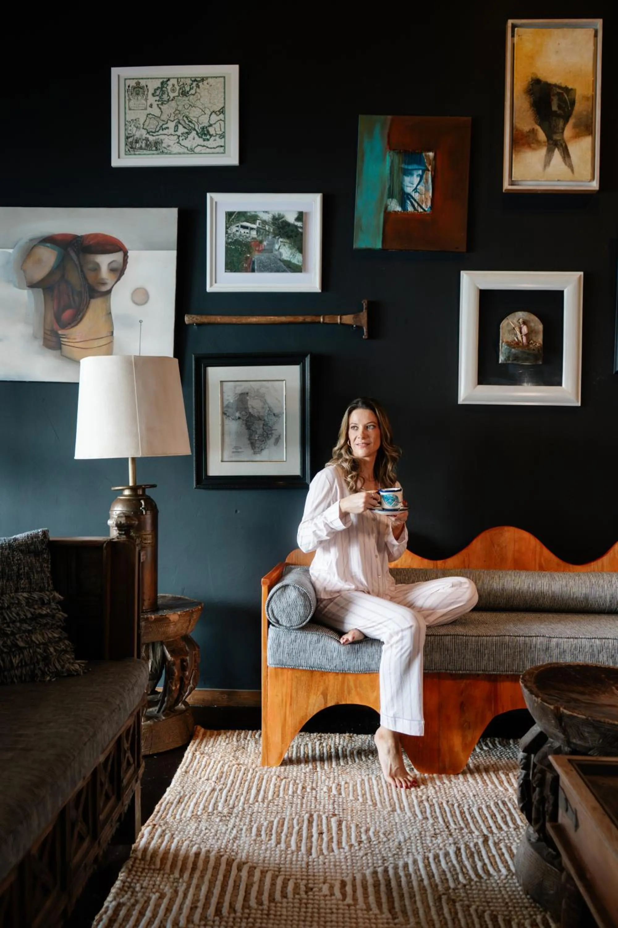 Seating area in Hotel Casa Palopo
