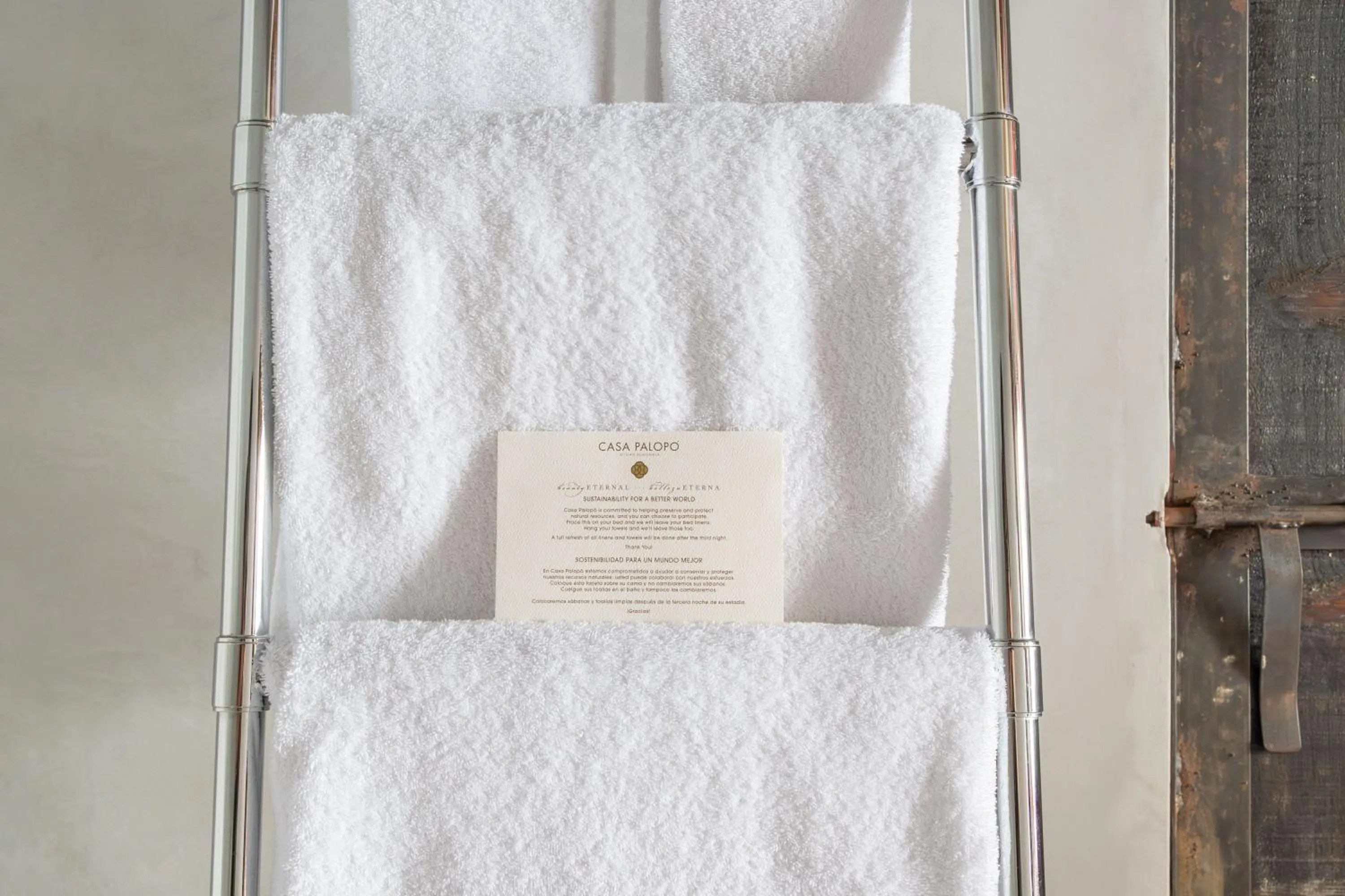 towels in Hotel Casa Palopo