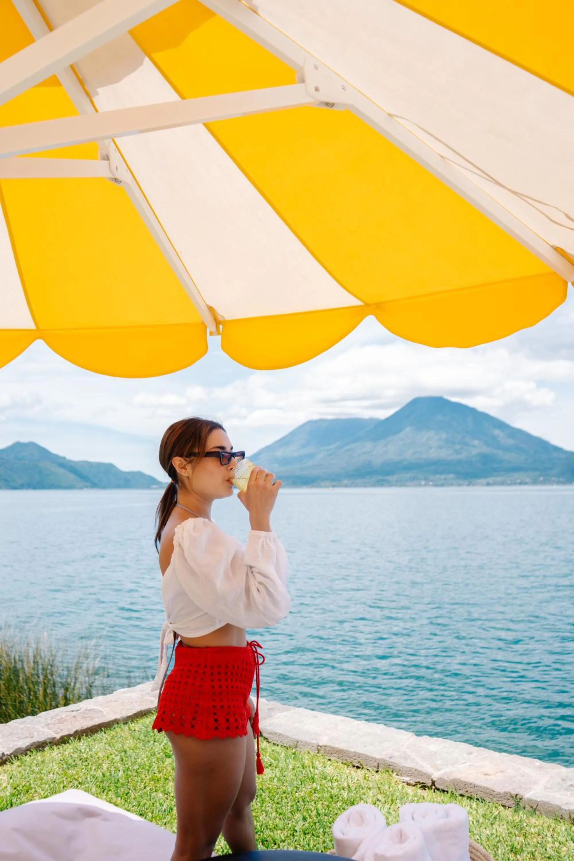 Lake view in Hotel Casa Palopo