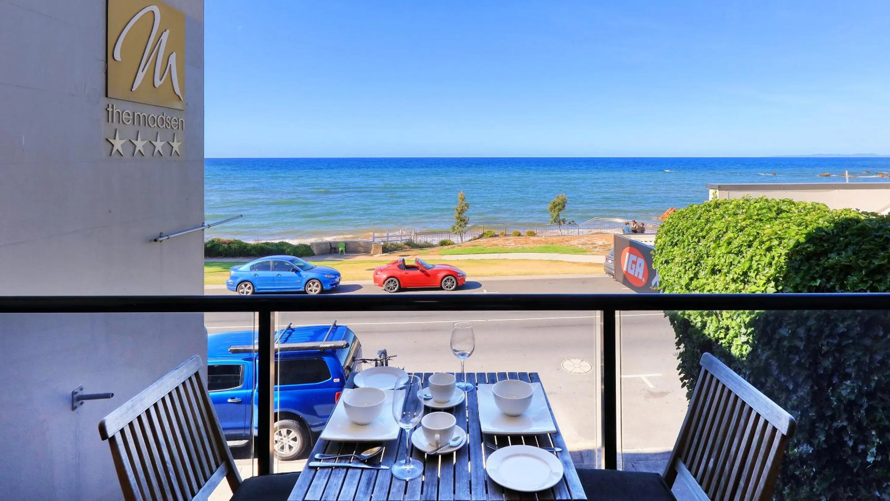 Balcony/Terrace in The Madsen Boutique Hotel