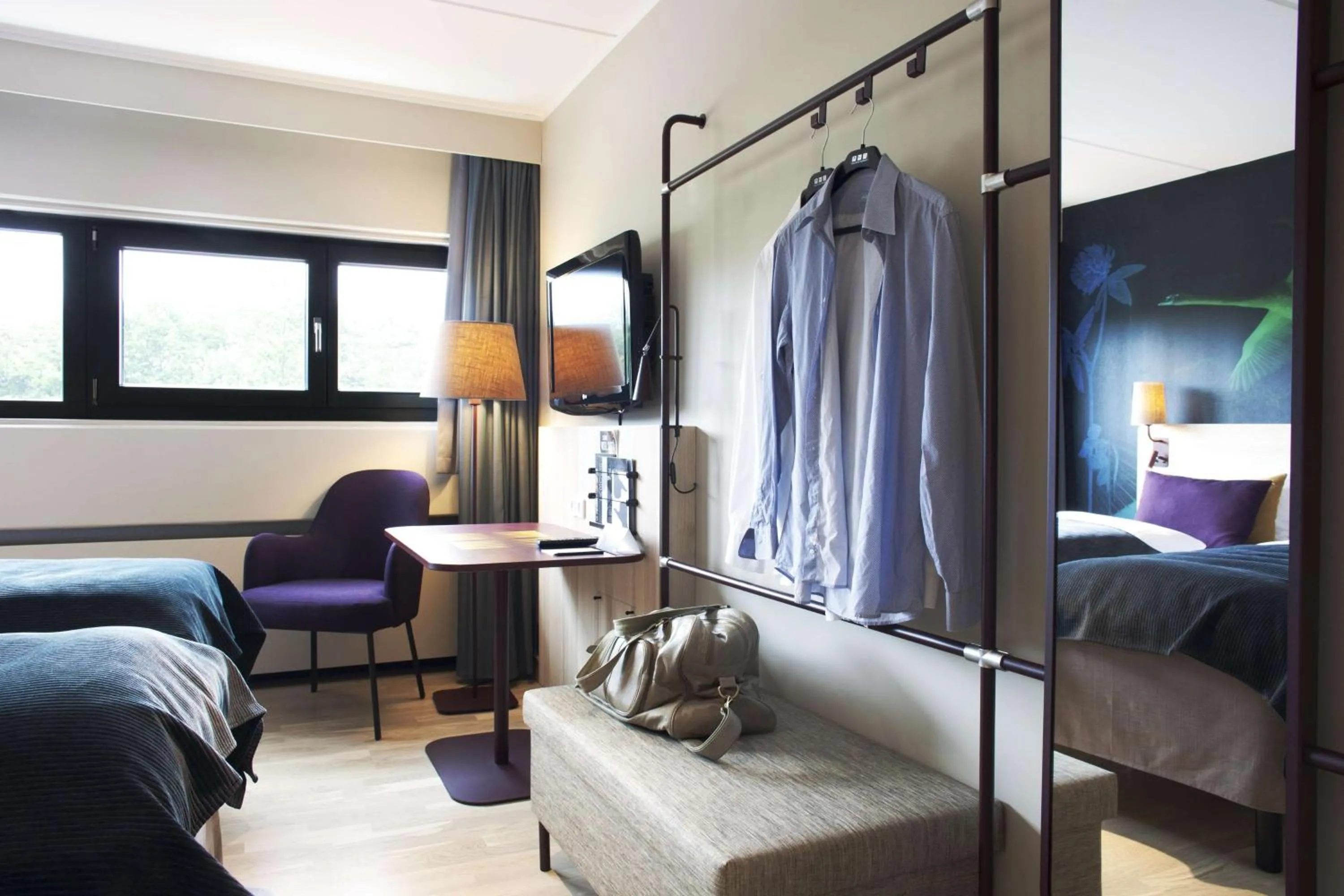 Bedroom, Bed in Scandic Hvidovre