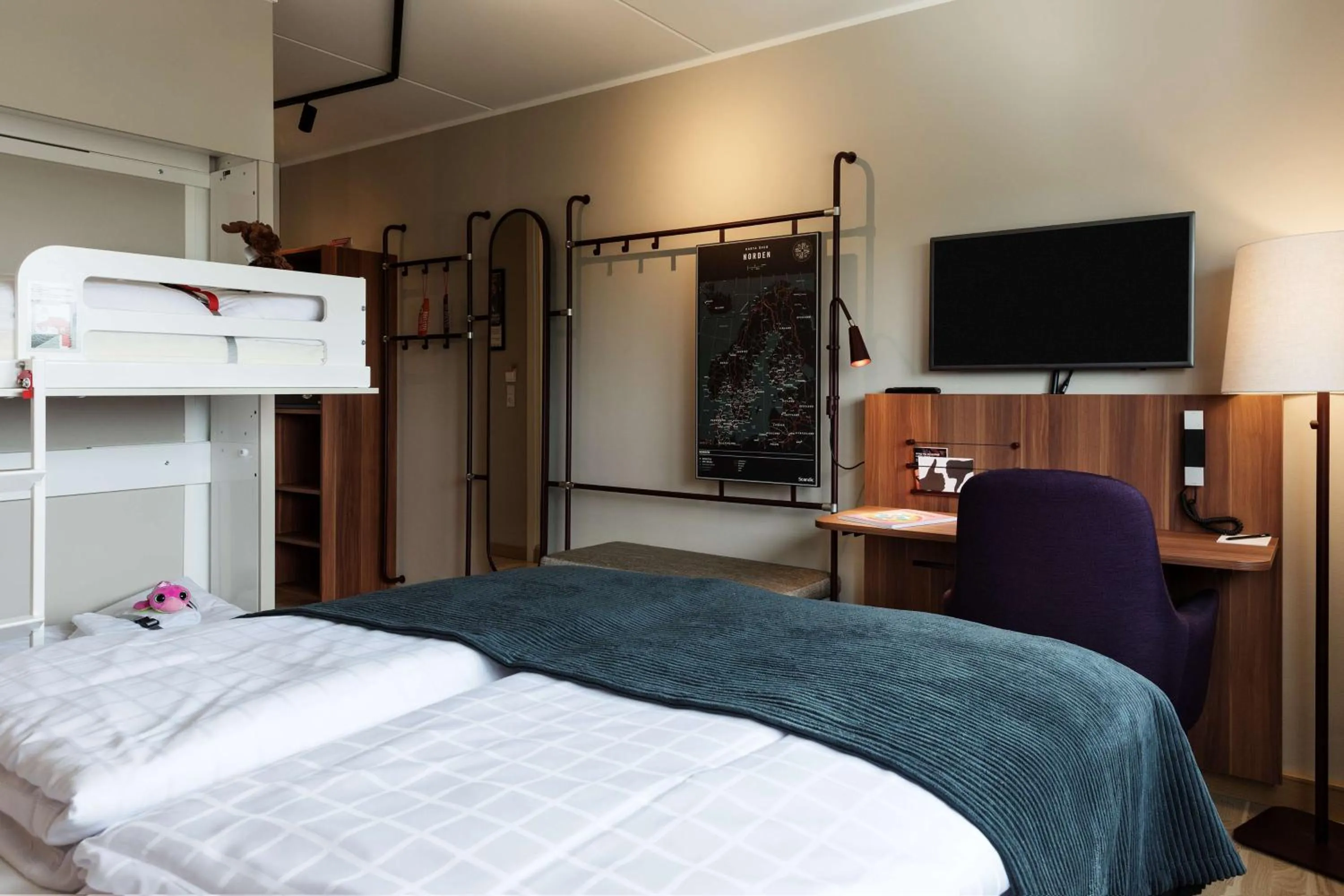 Bedroom, Bed in Scandic Hvidovre