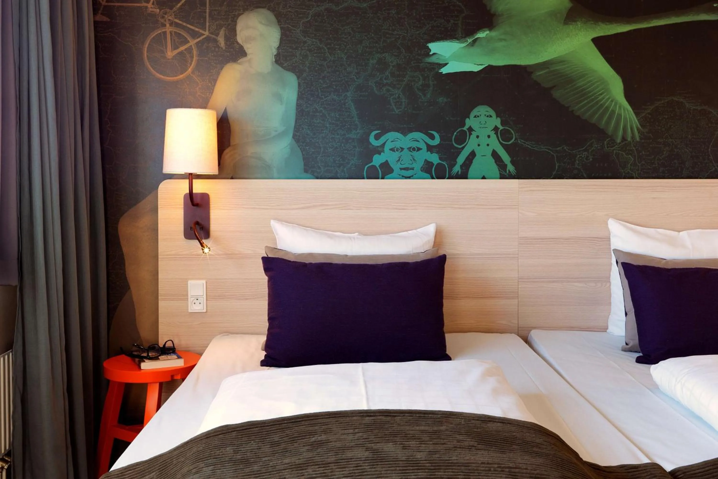 Bedroom, Bed in Scandic Hvidovre