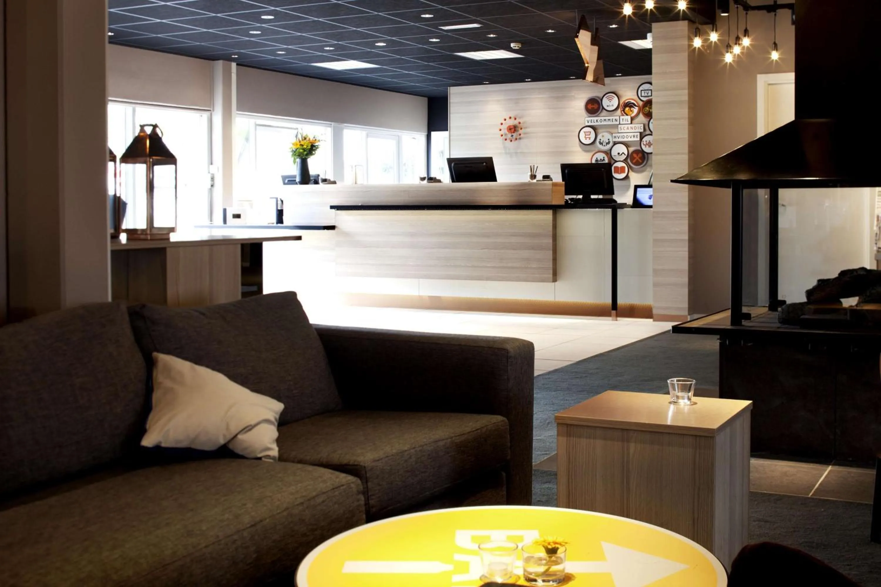 Lobby or reception in Scandic Hvidovre