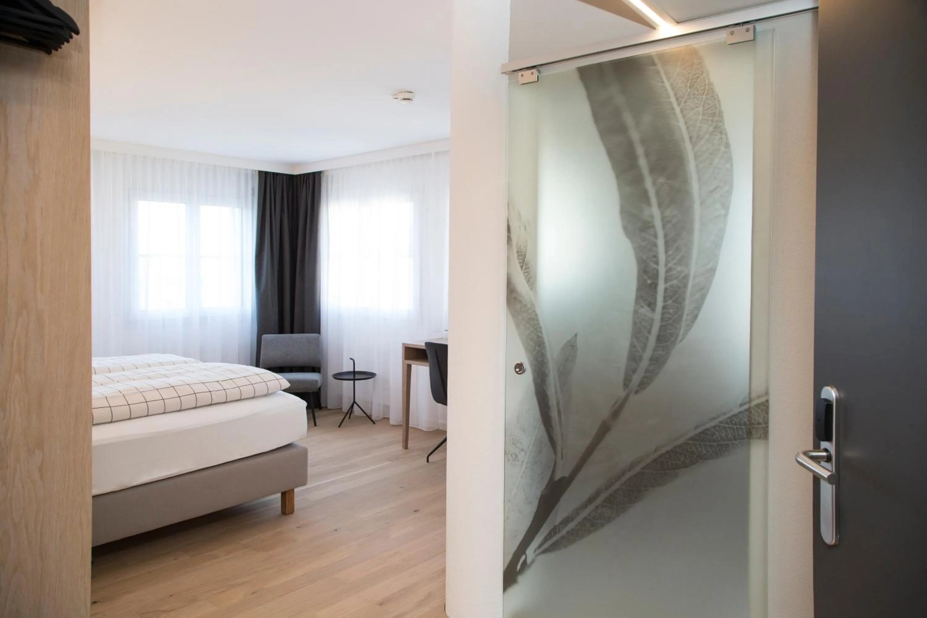 Decorative detail, Bed in Businesshotel Forum Widnau