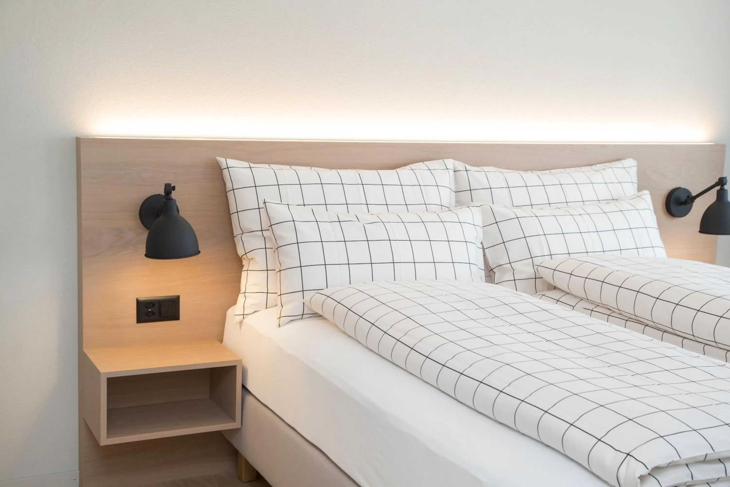 Decorative detail, Bed in Businesshotel Forum Widnau