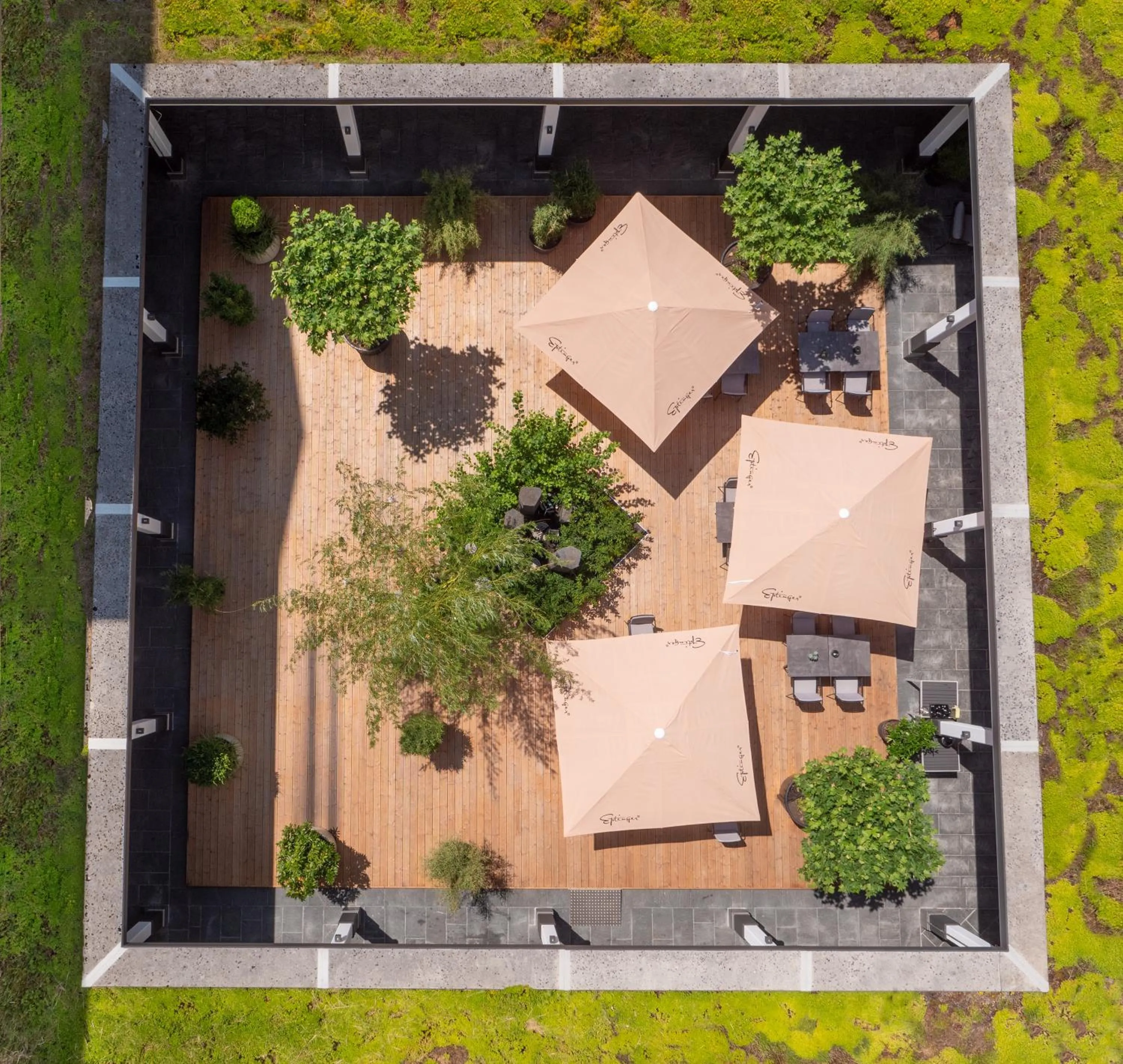 Bird's eye view in Businesshotel Forum Widnau