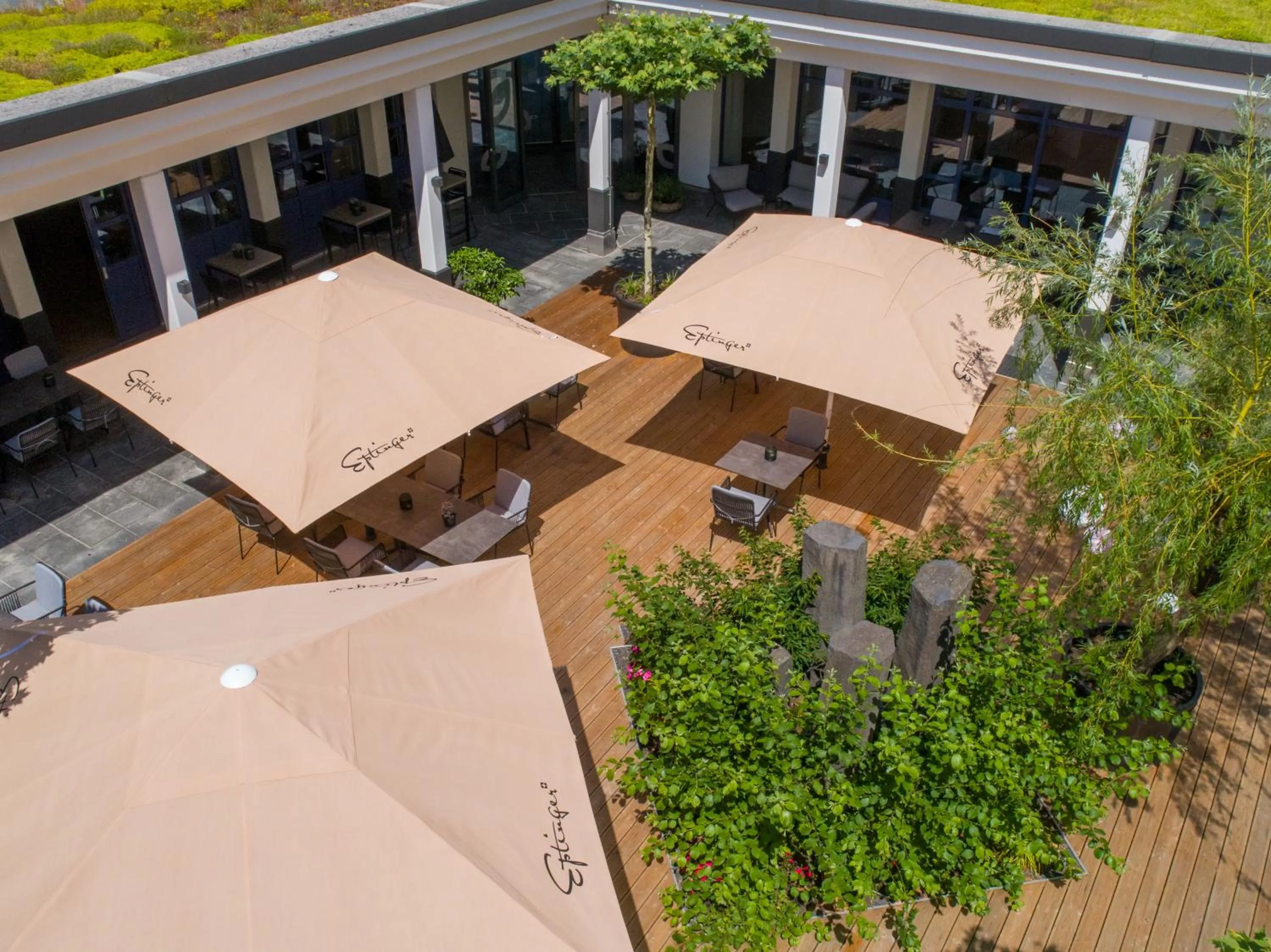 Bird's eye view in Businesshotel Forum Widnau