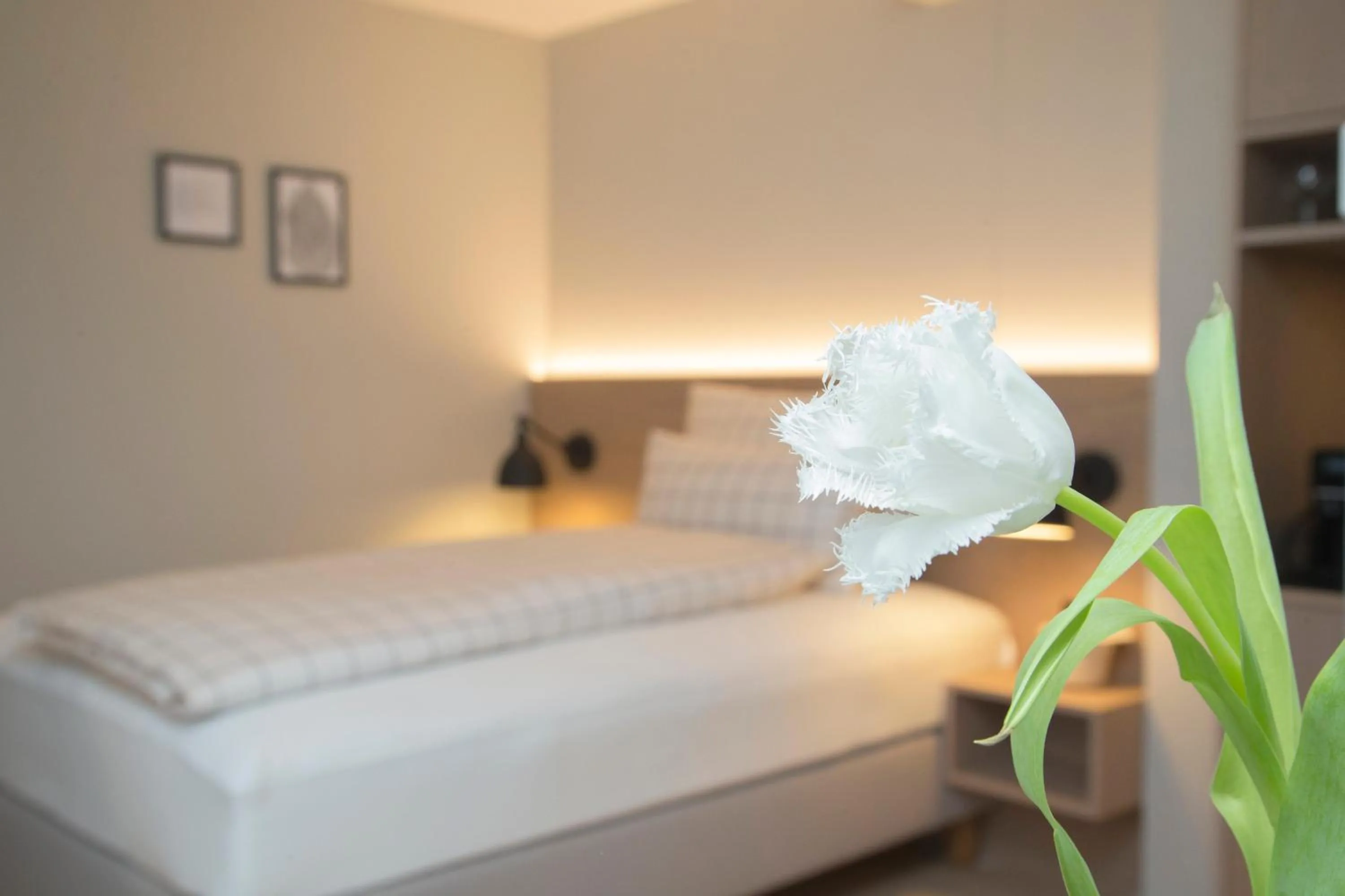 Decorative detail, Bed in Businesshotel Forum Widnau