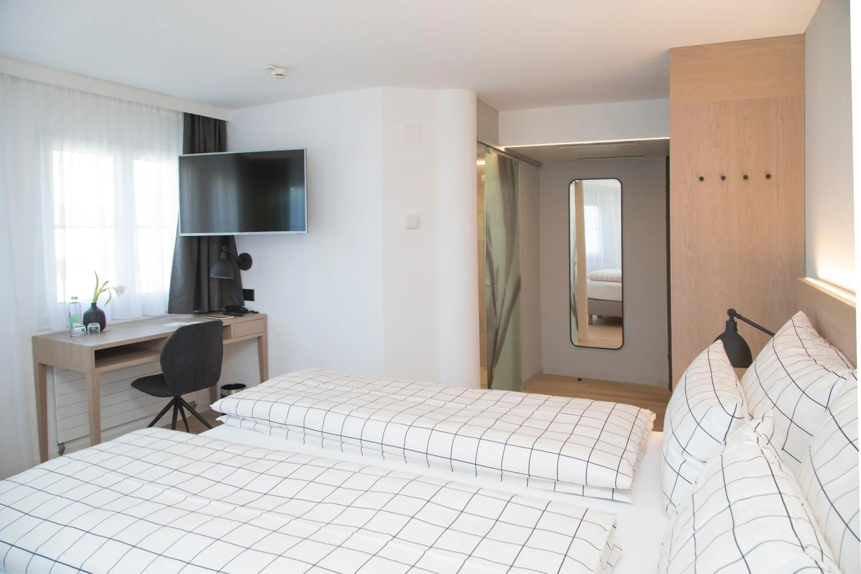 Decorative detail, Bed in Businesshotel Forum Widnau