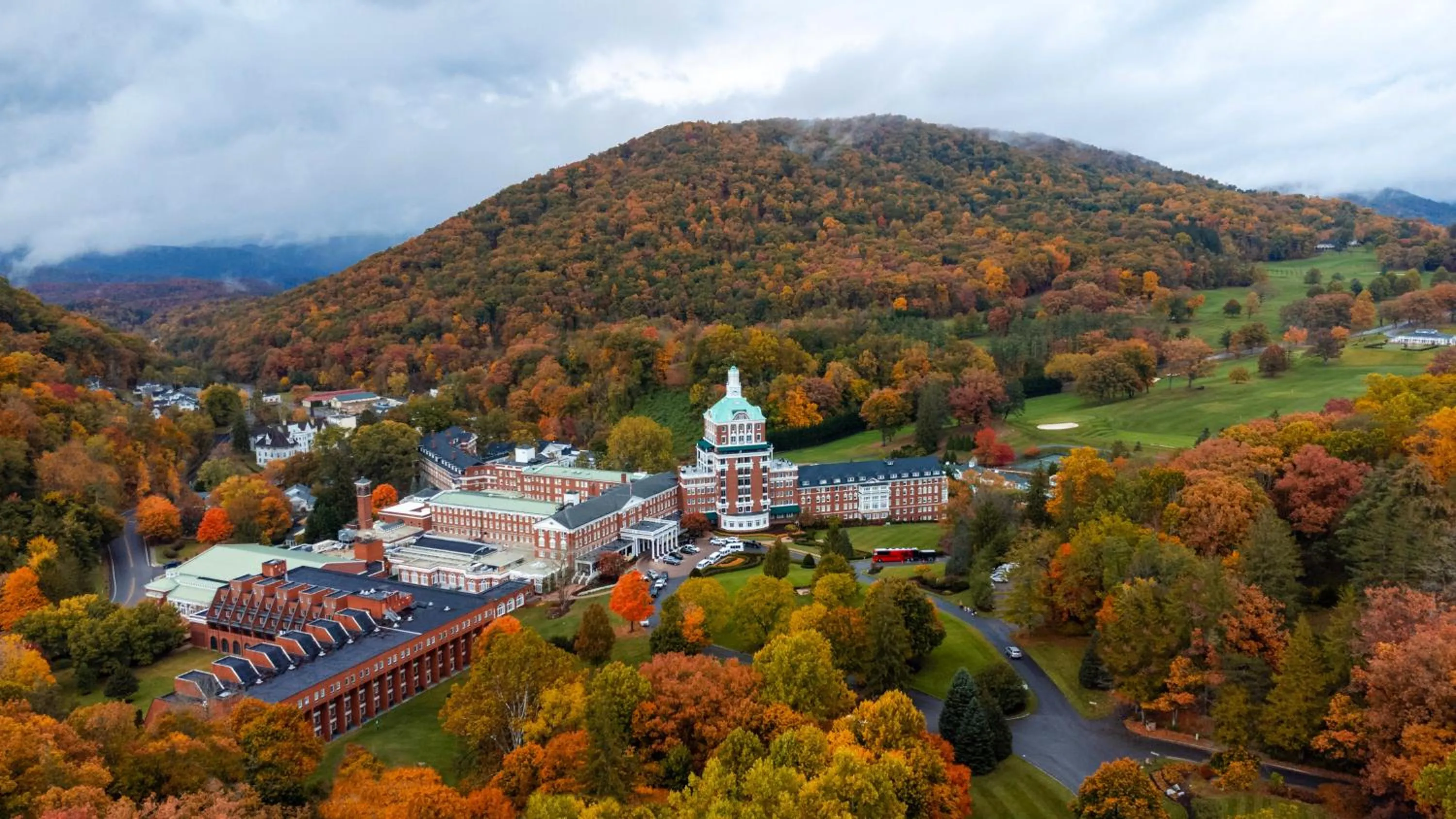Bird's eye view in The Omni Homestead Resort & Spa