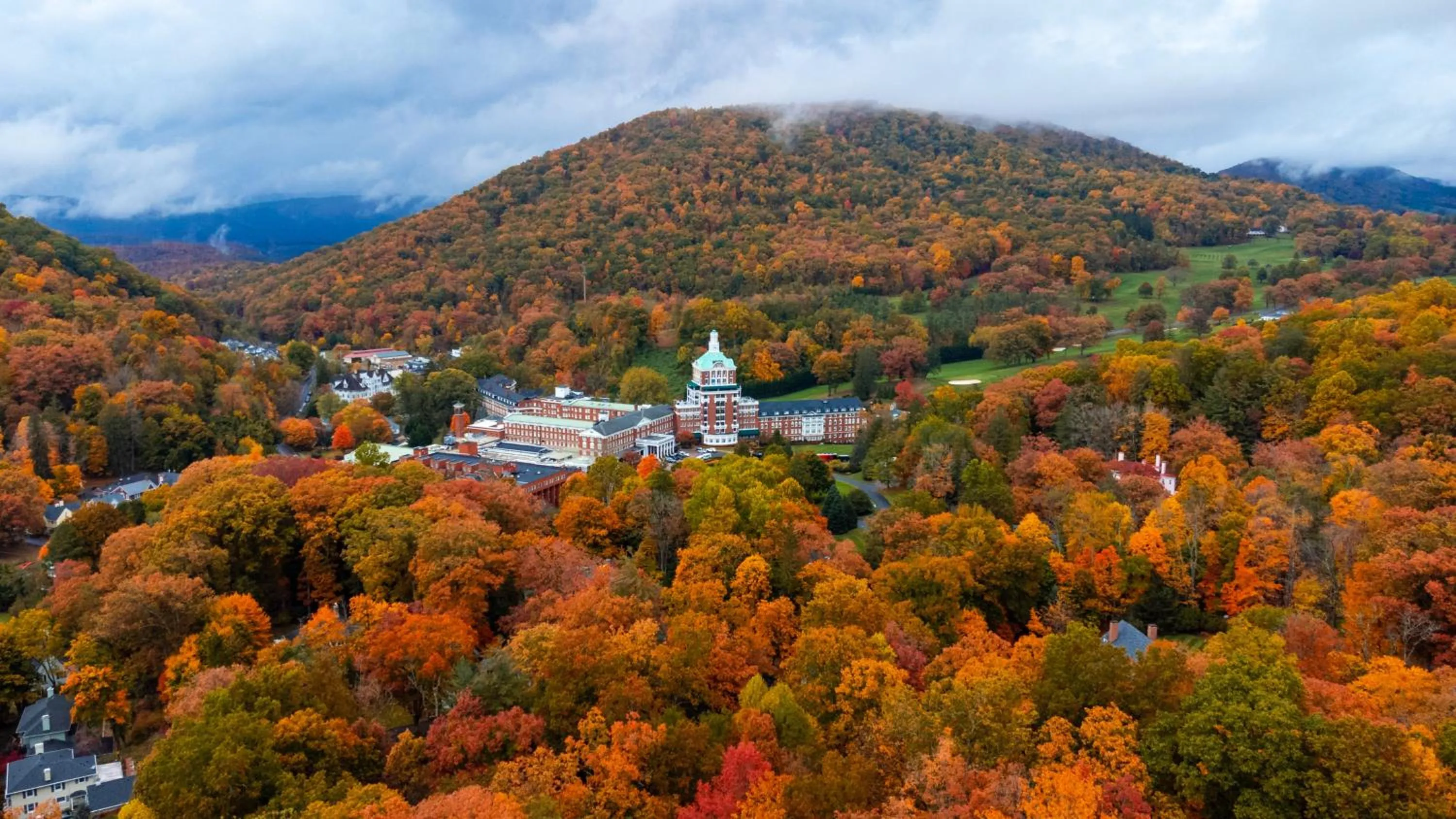Bird's eye view in The Omni Homestead Resort & Spa