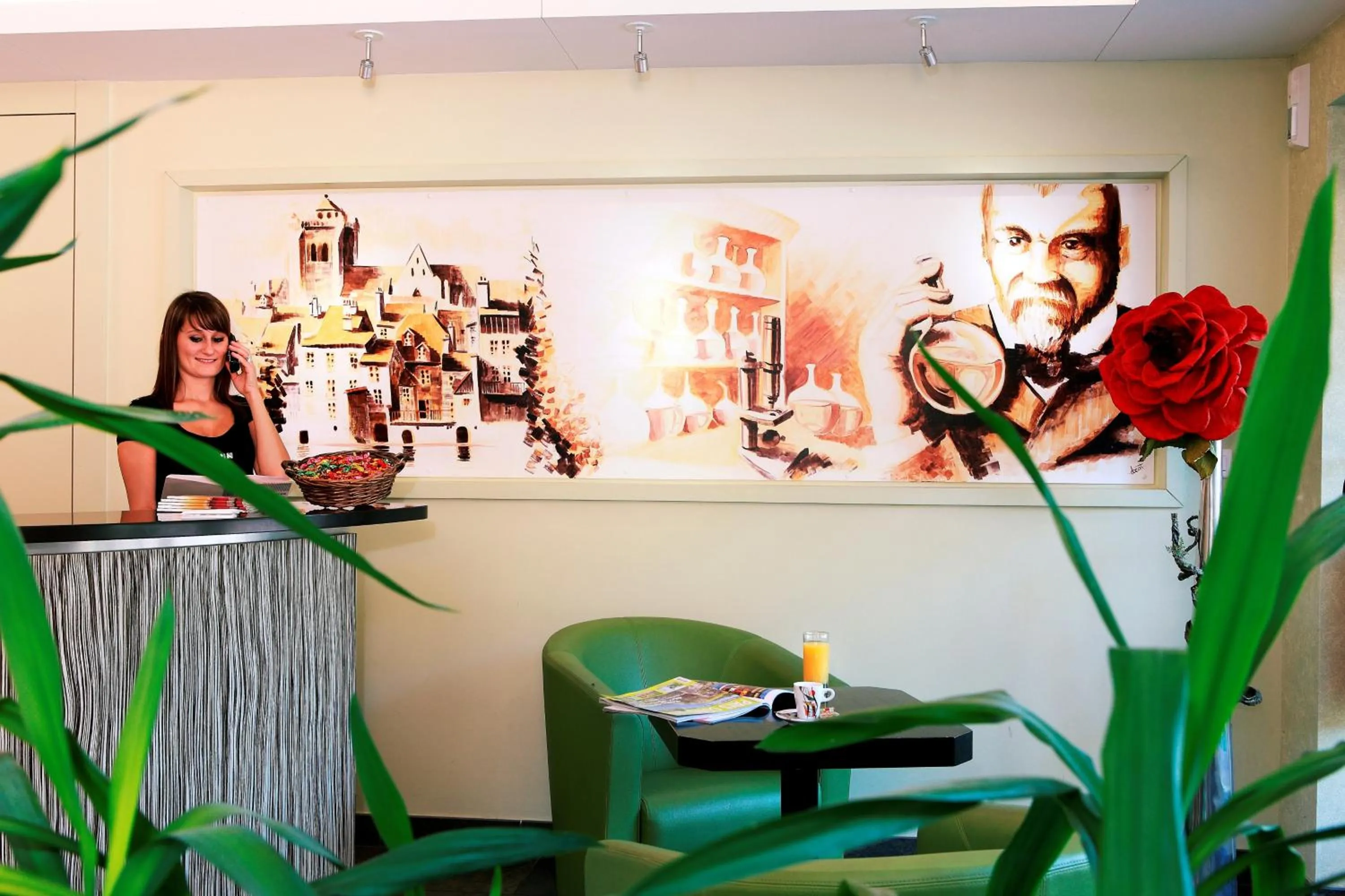 Lobby or reception in Hôtel de La Cloche