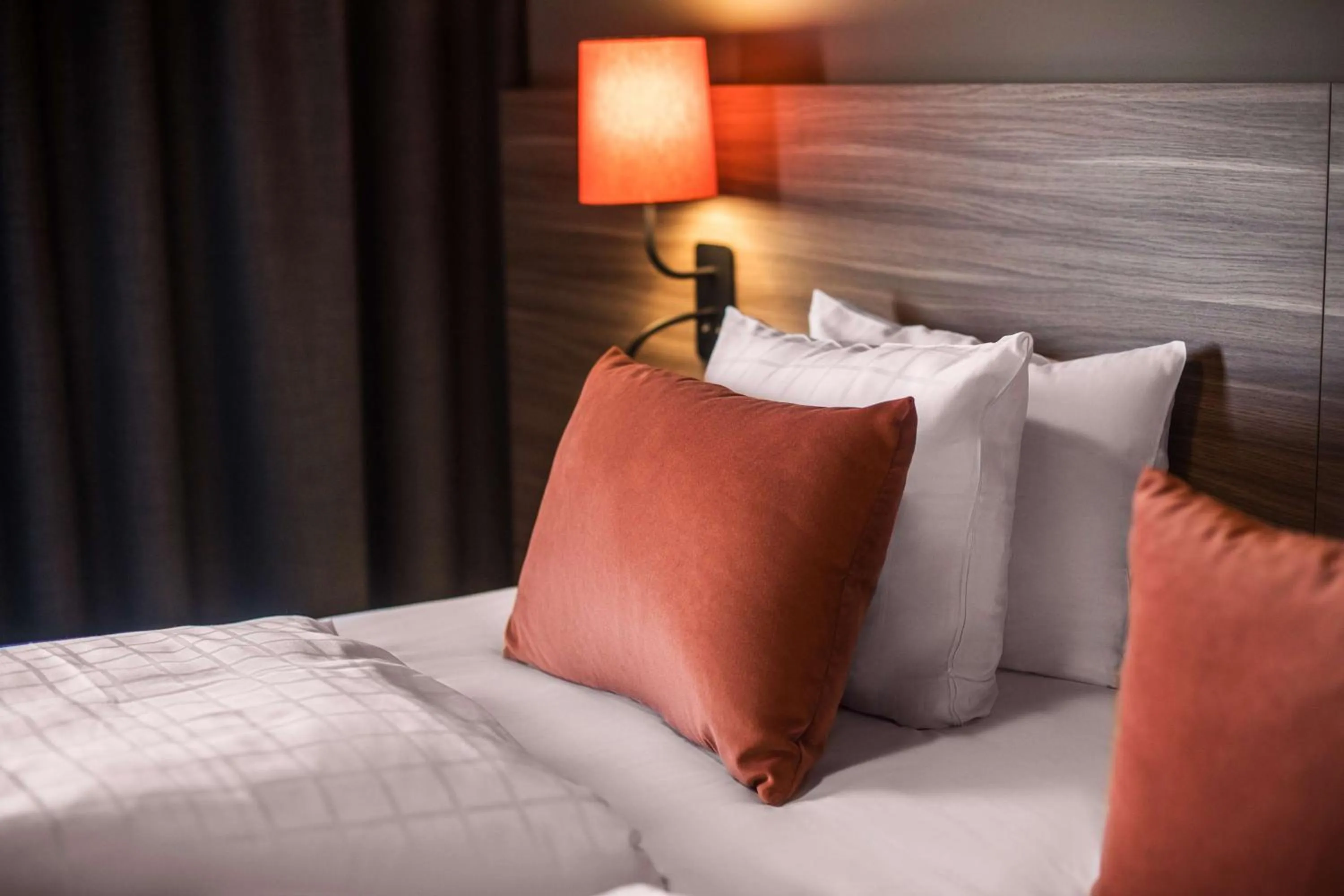 Bedroom, Bed in Scandic Glostrup