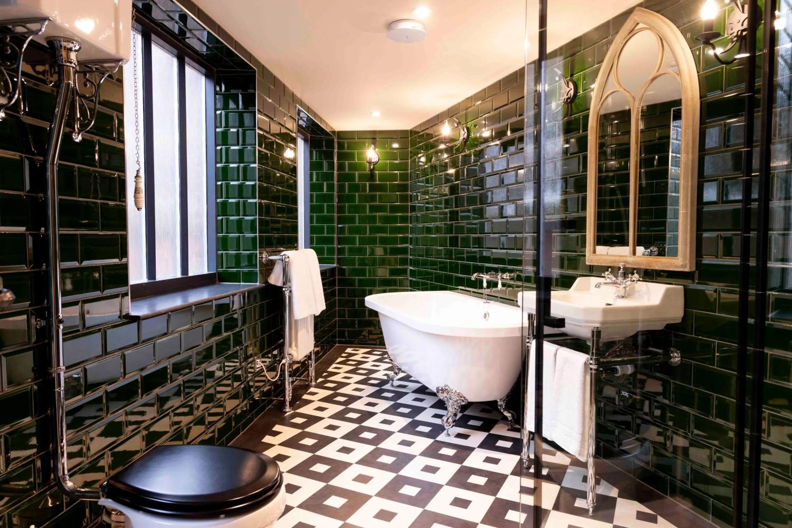 Bathroom in The Dirty Bottles Hotel