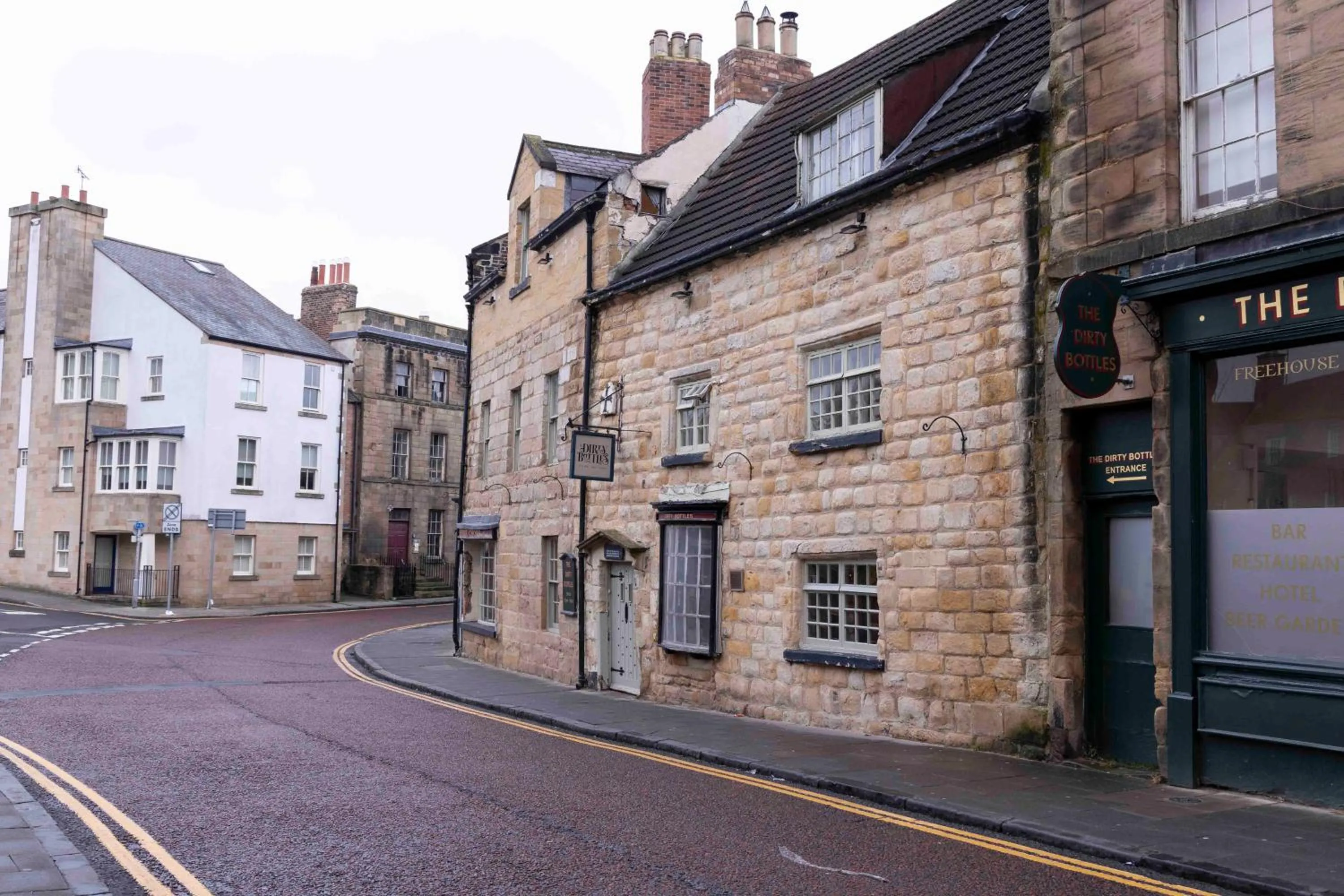 Street view in The Dirty Bottles Hotel