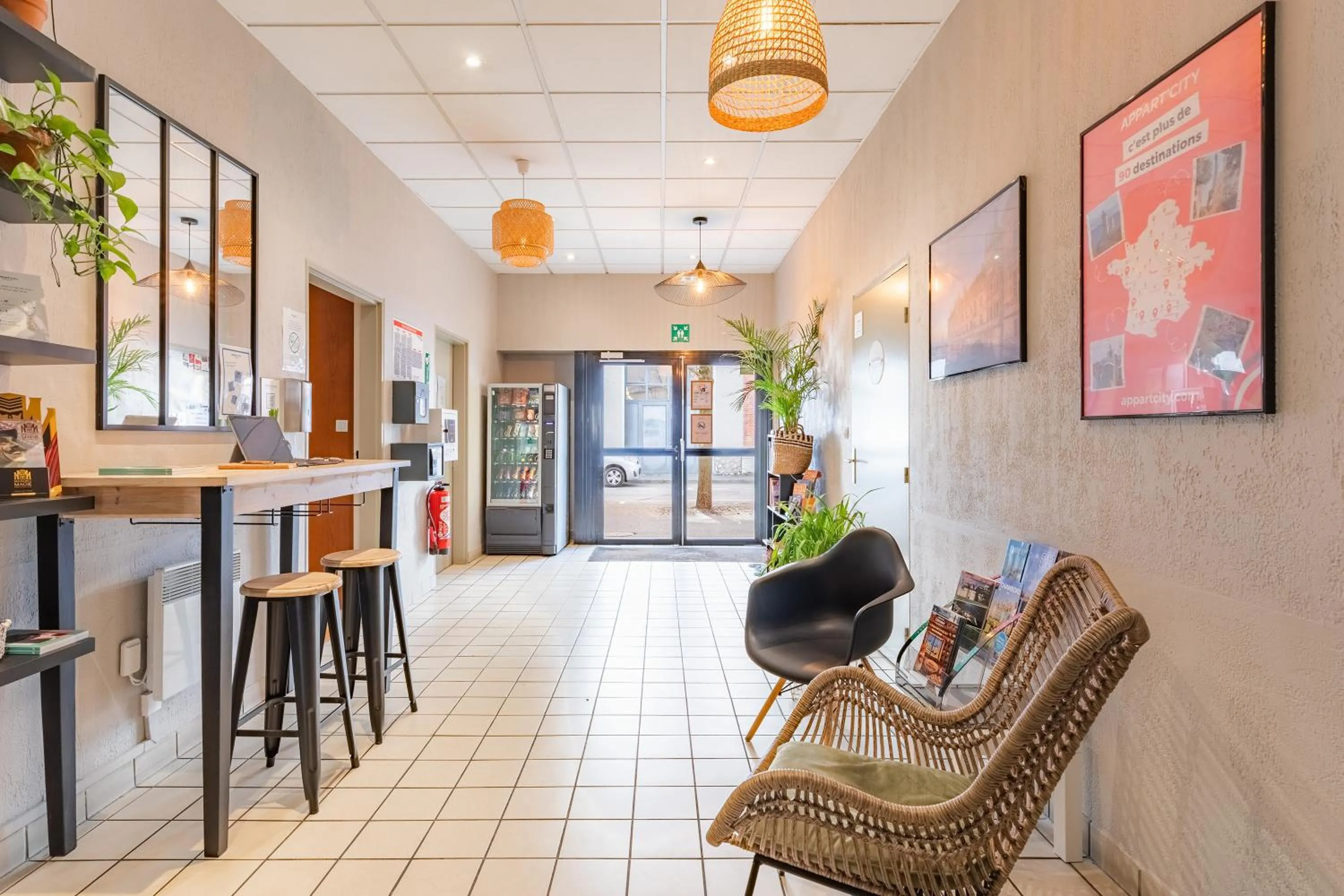 Lobby or reception in Appart'City Classic Blois