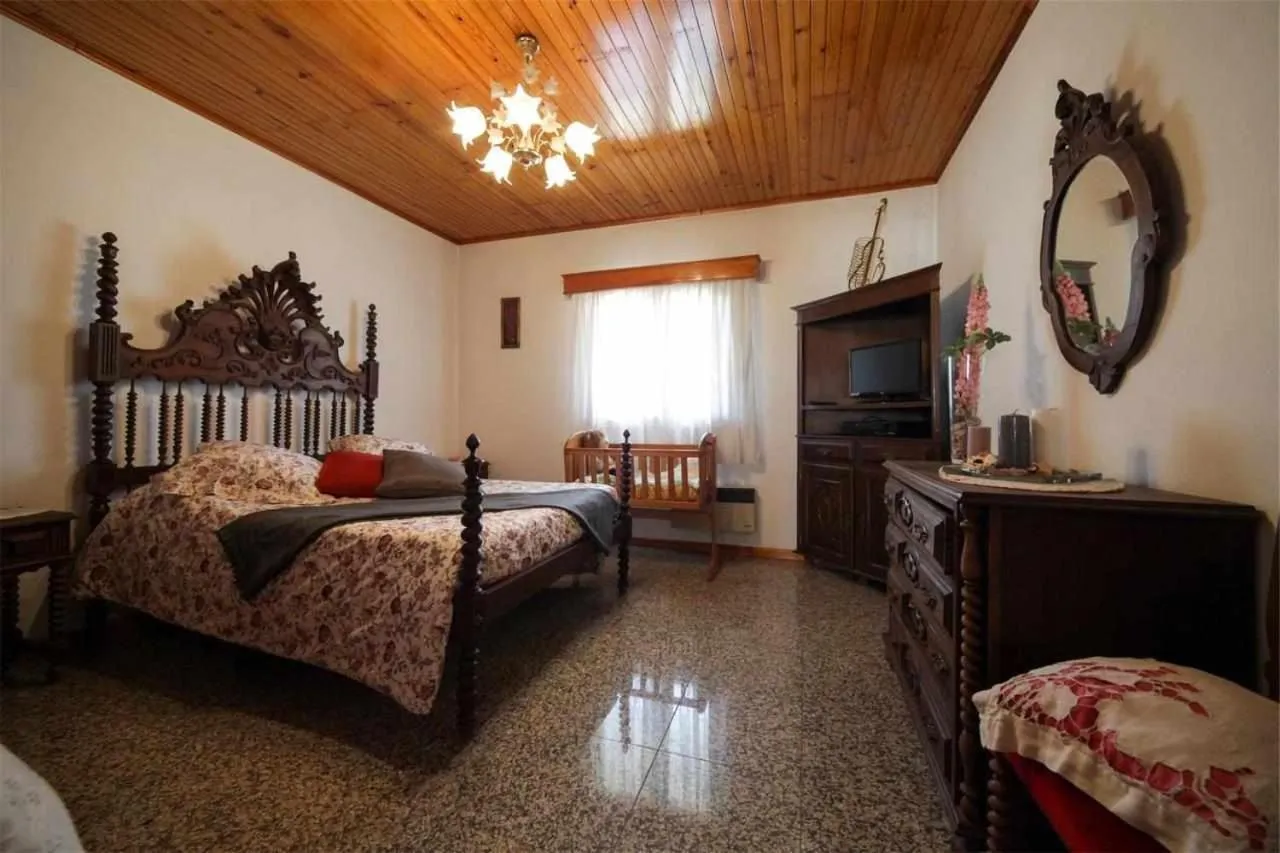 Bed in Casa Rural do Salgueirinho