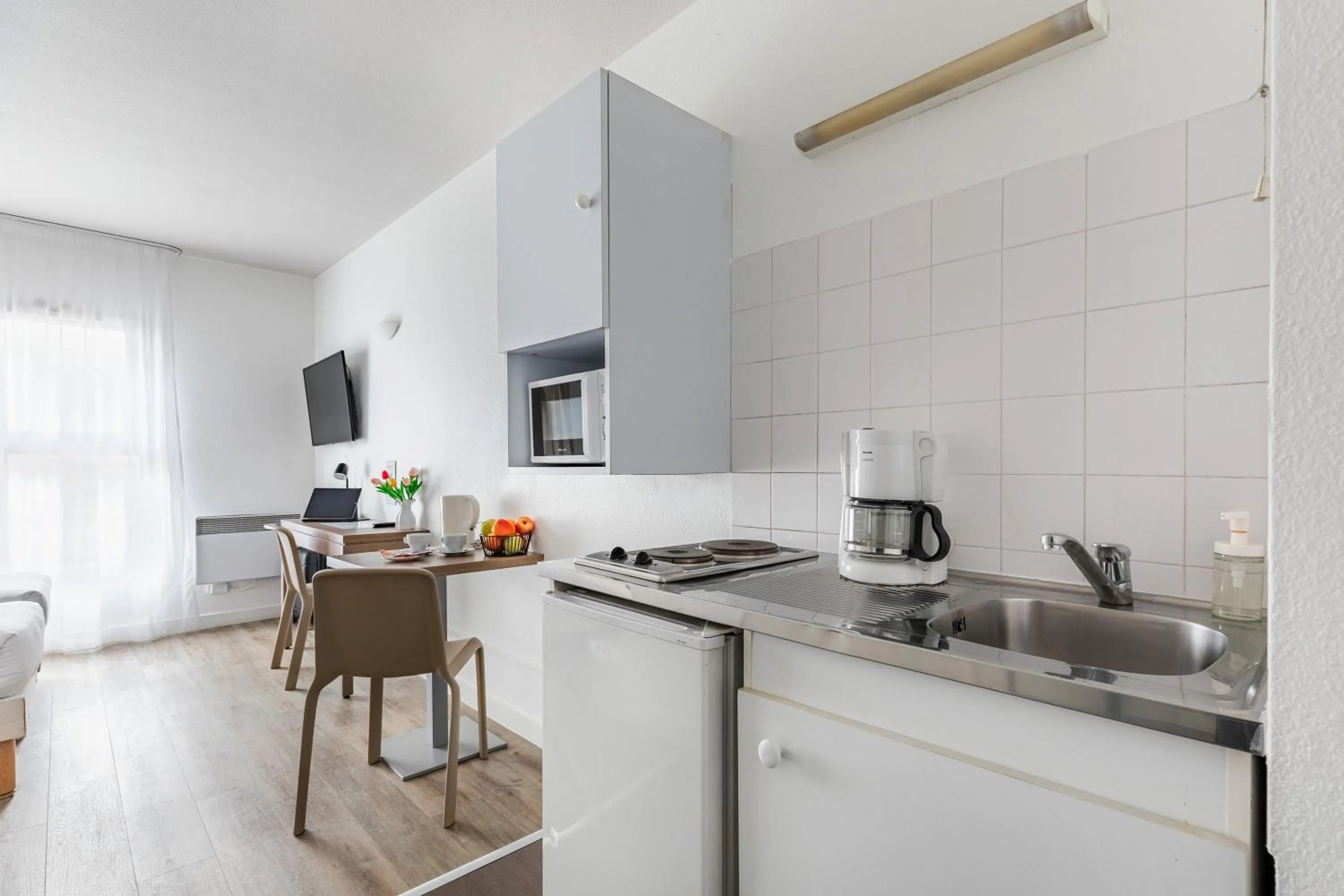 TV and multimedia in Appart'City Classic Lyon Part Dieu Villette